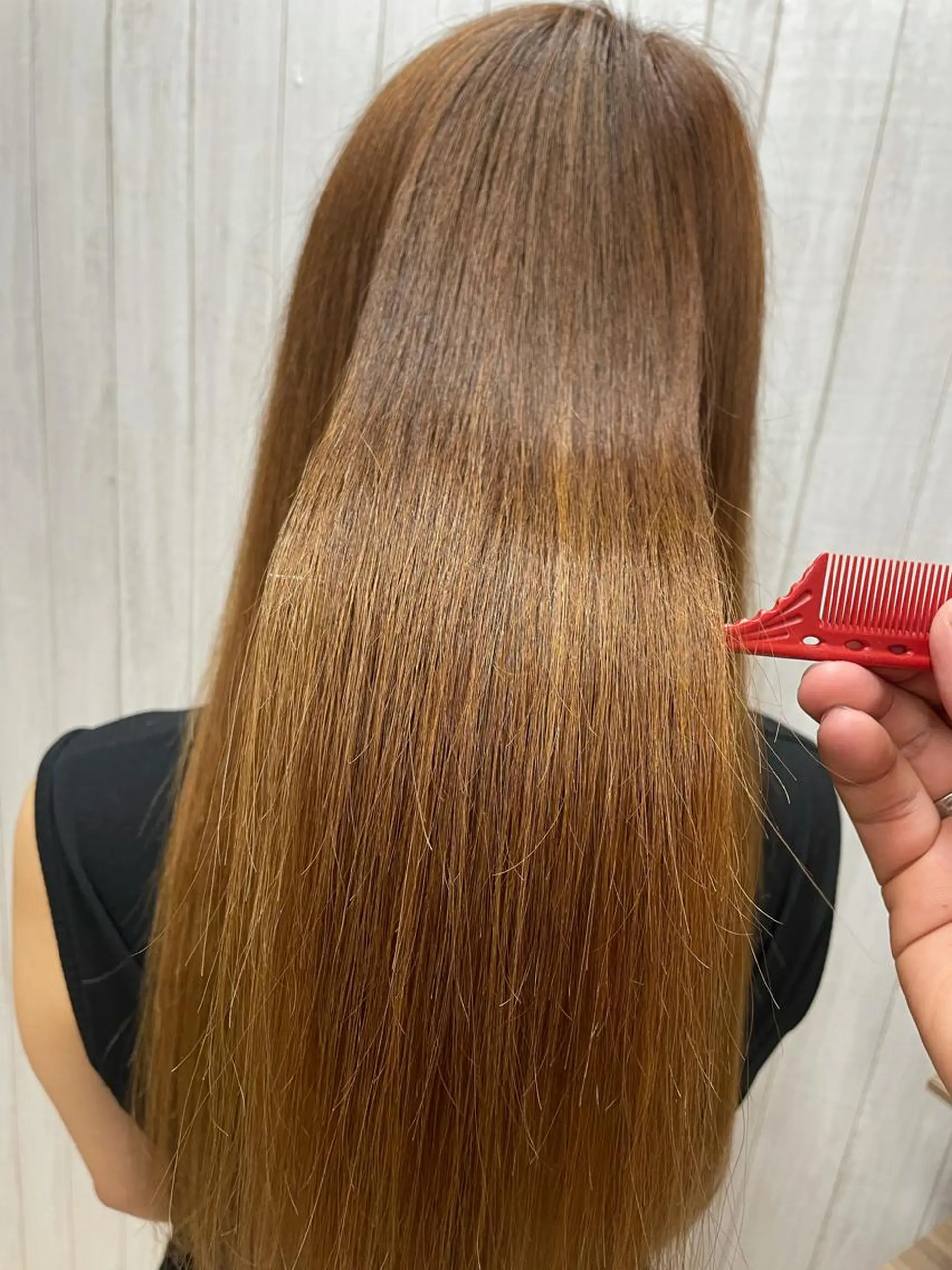 ロング カラー ケアブリーチ /髪質 改善/古橋圭史郎のヘアスタイル