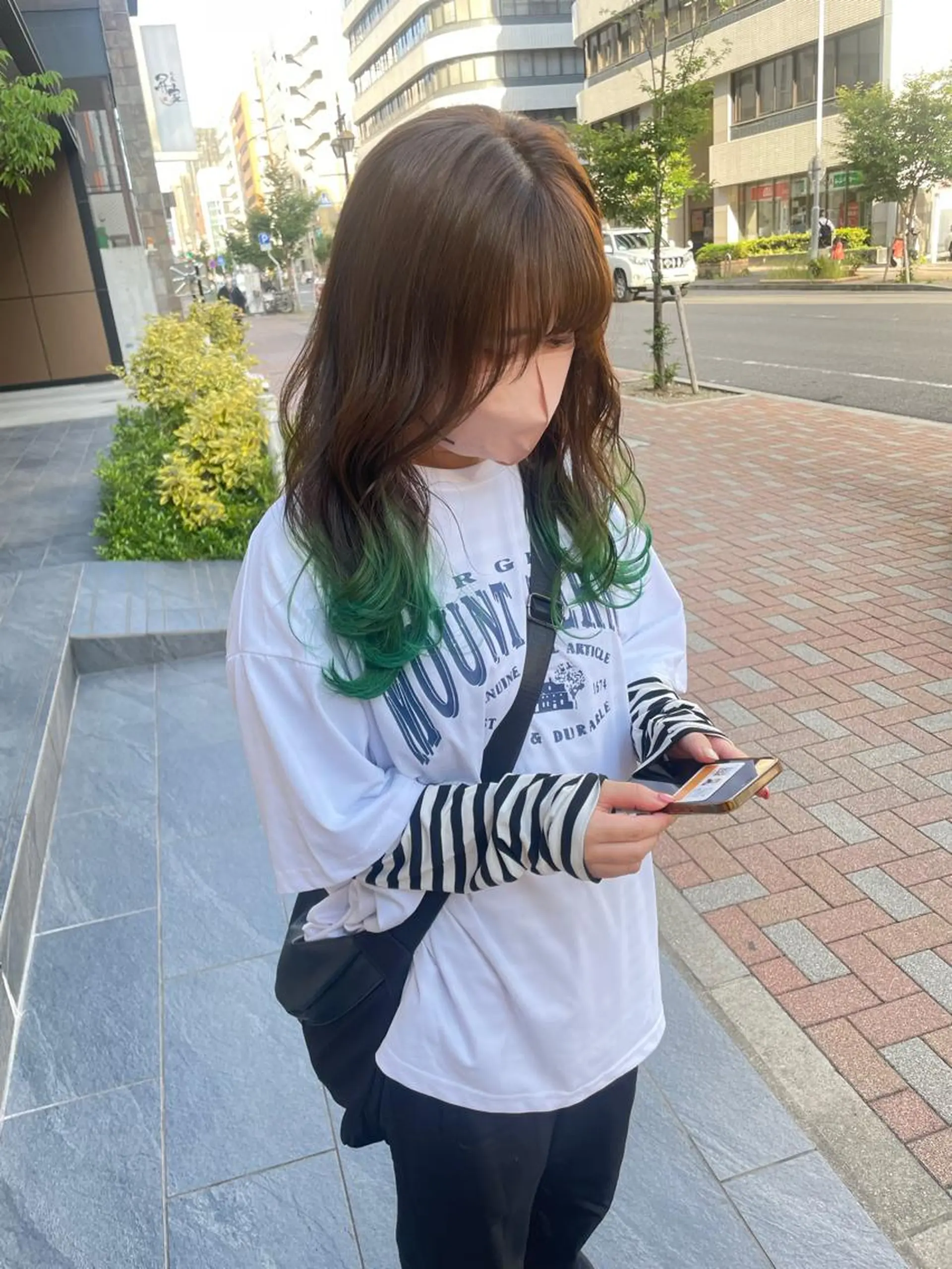 ロング カラー 久保田 千尋のヘアスタイル