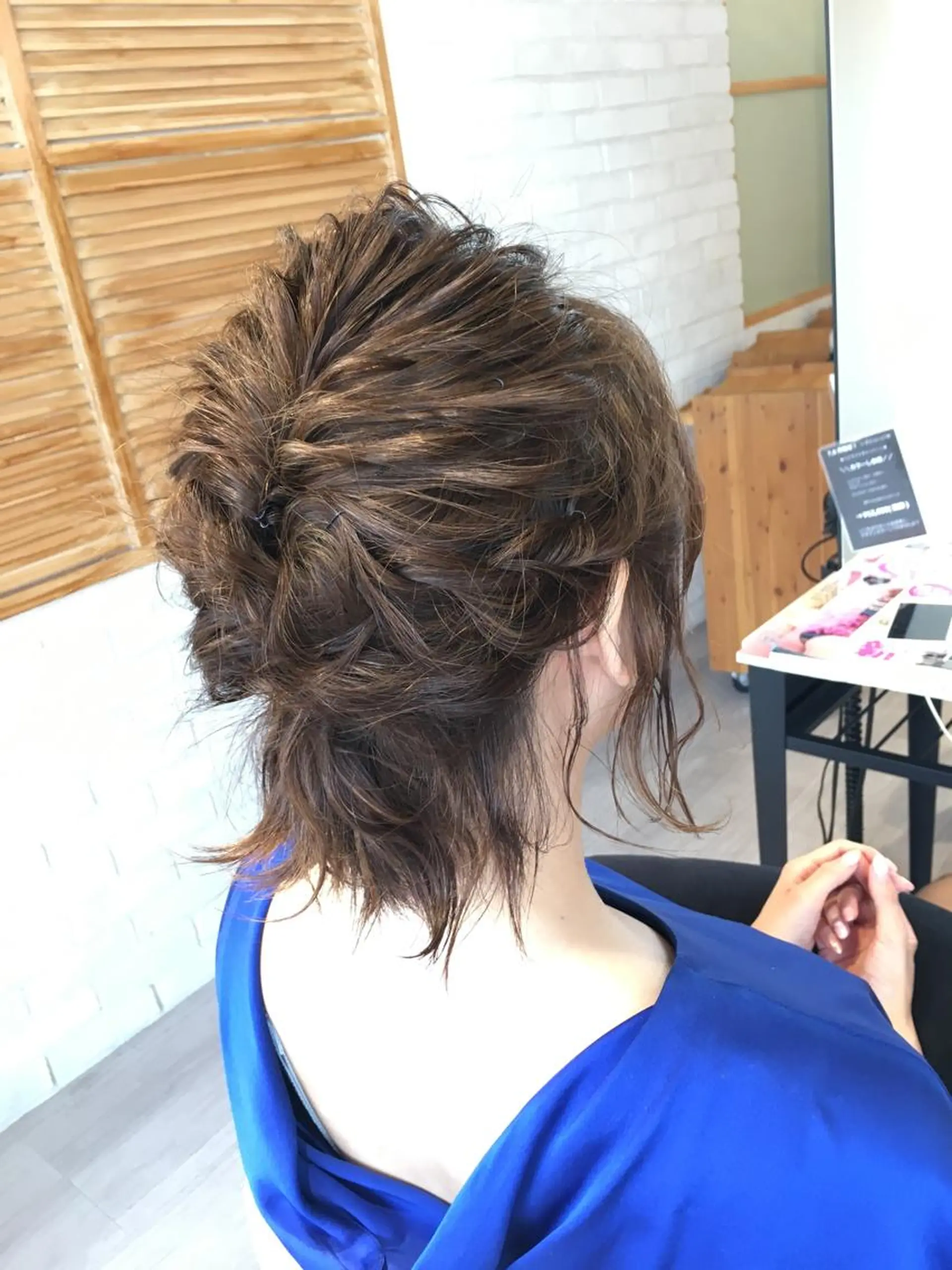 ショート ヘアアレンジ 金子 富士のヘアスタイル