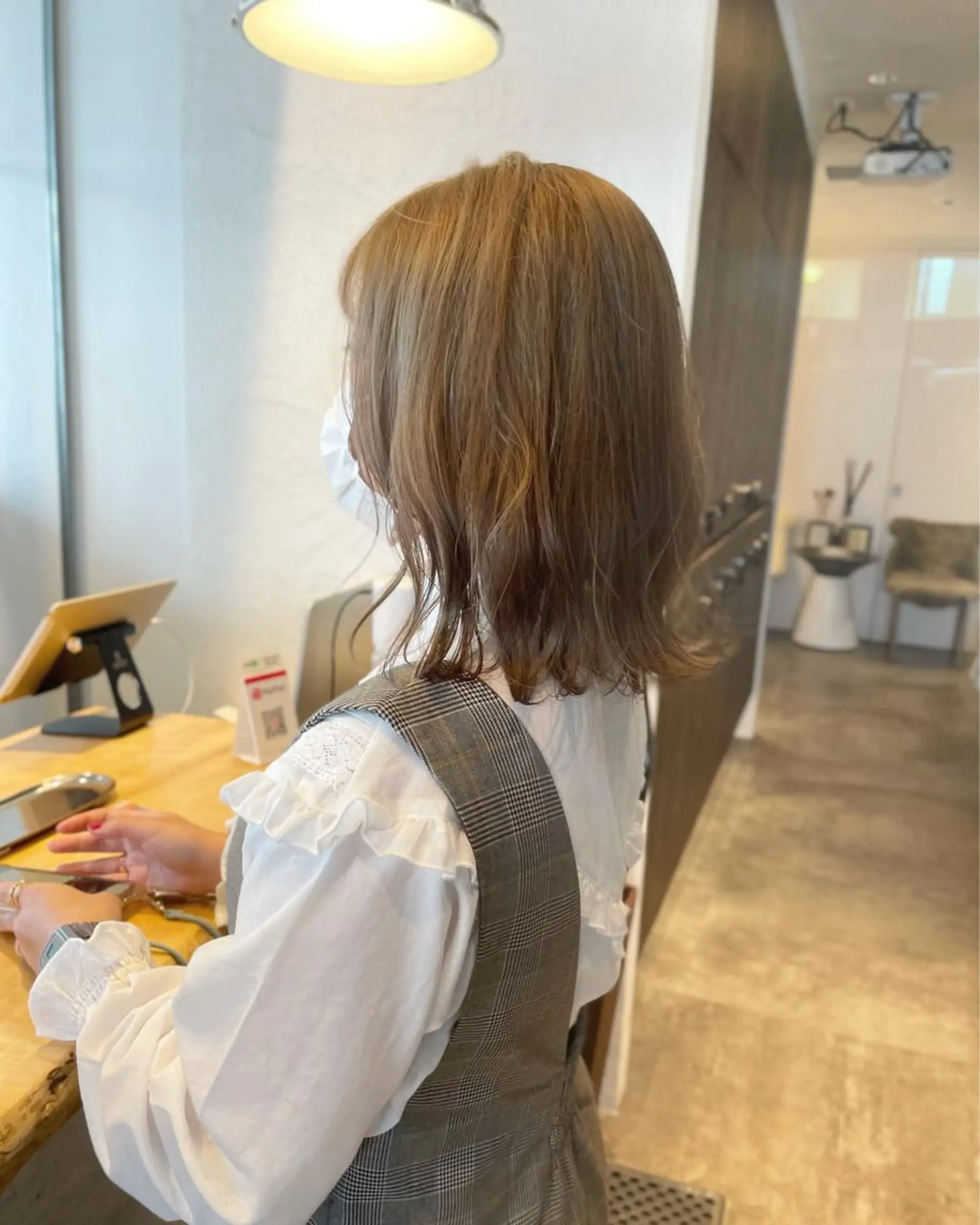 ミディアム カラー 韓国ヘア 店長NEGIのヘアスタイル