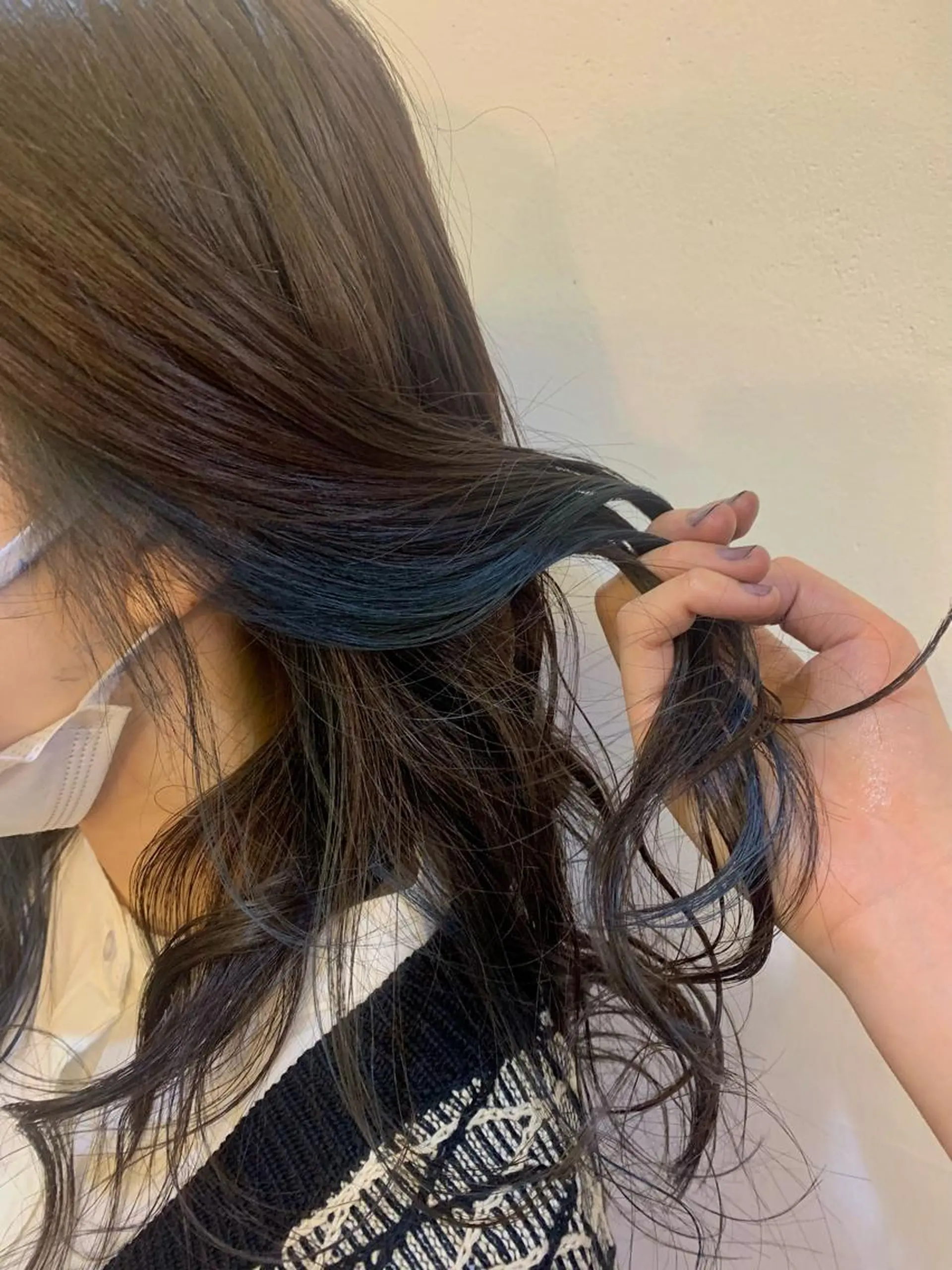 ロング カラー cana 札幌美容師レイヤーのヘアスタイル