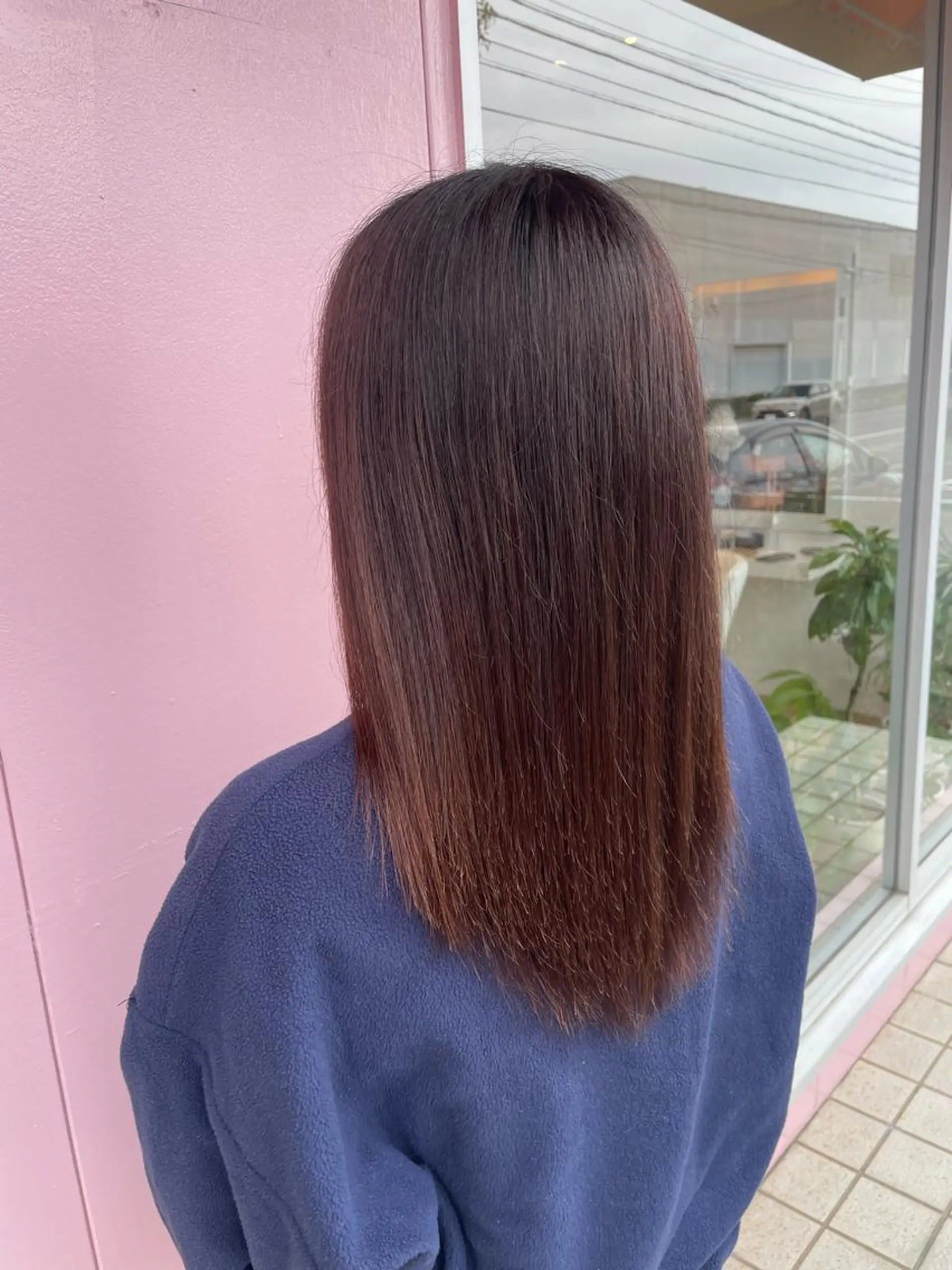 セミロング カラー くせ毛 縮毛矯正 トリートメント 【史上最高】口コミ No.1/ナツキのヘアスタイル