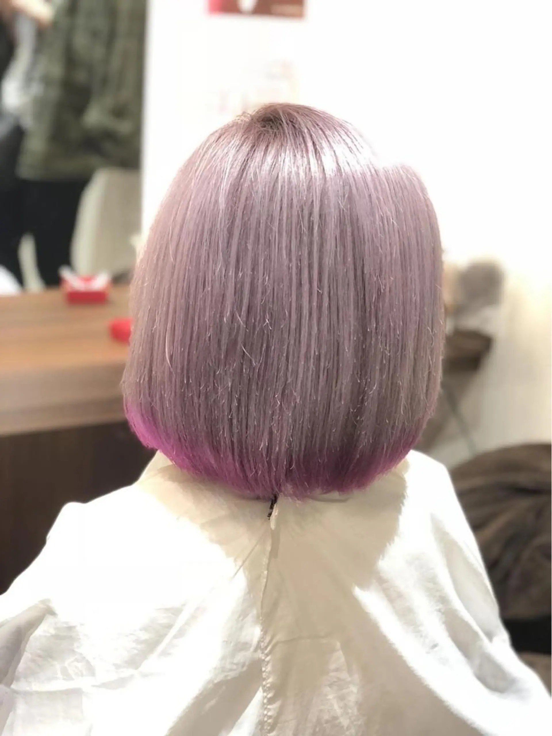 カラー ピンクカラー ☺︎ RIHOのヘアスタイル