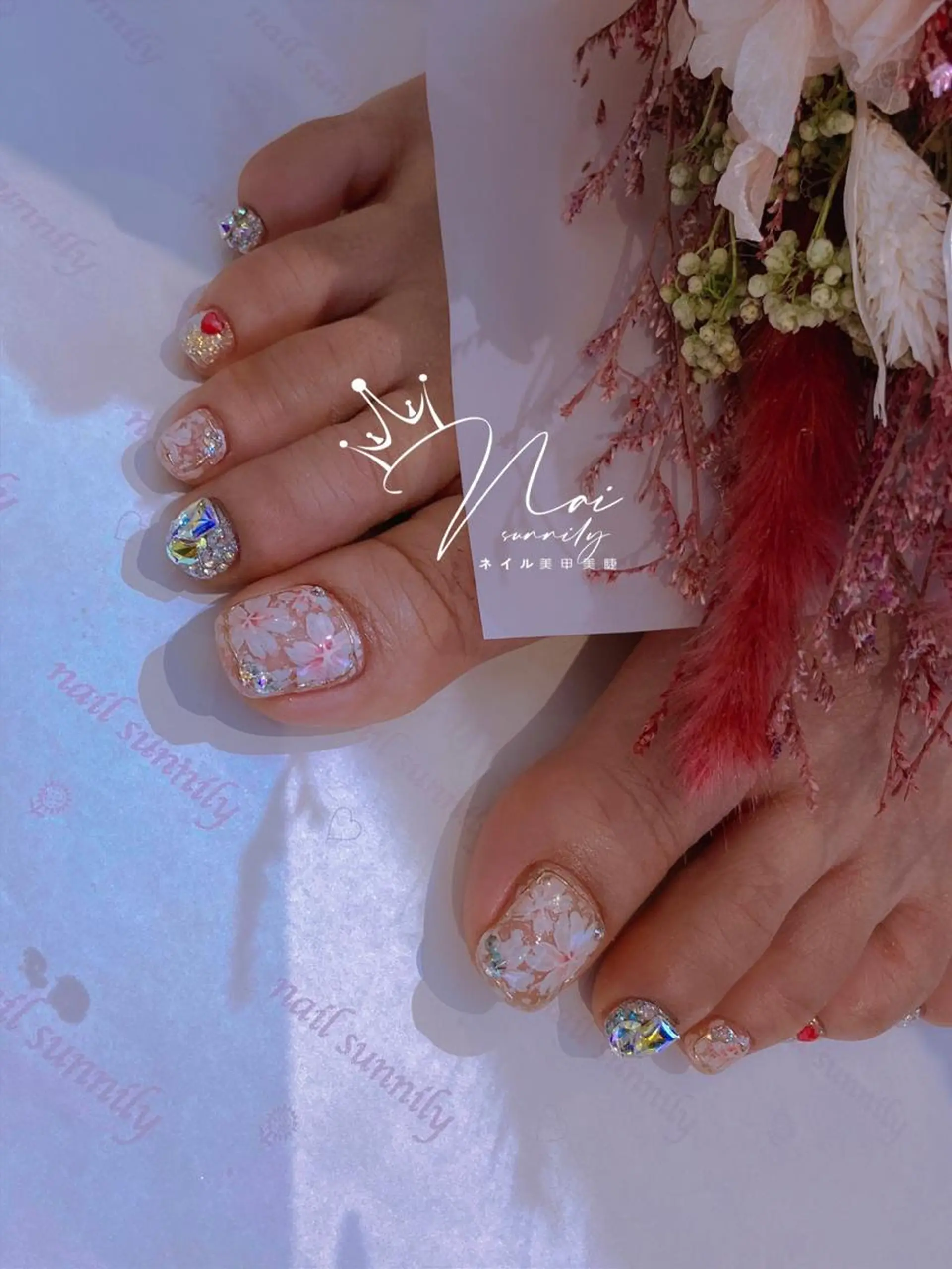 ネイル 長さだし専門店 M2　rikaのネイルデザイン