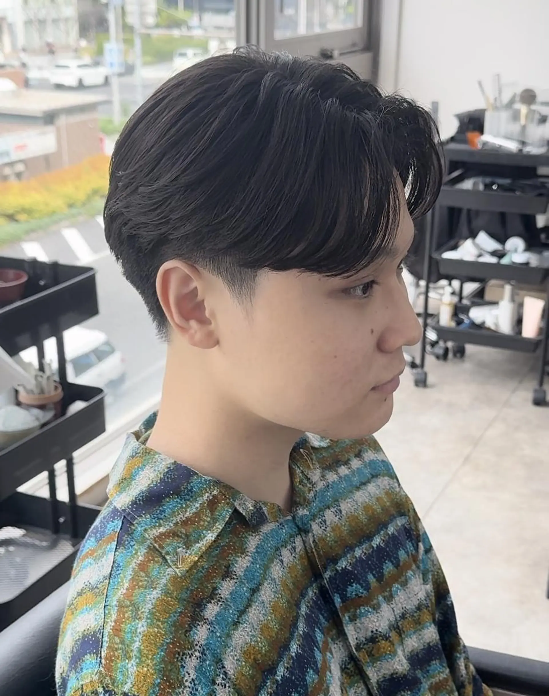 ミディアム ミディアムパーマ カット パーマ トリートメント ヘアセット Men's Eir Kodamaのヘアスタイル