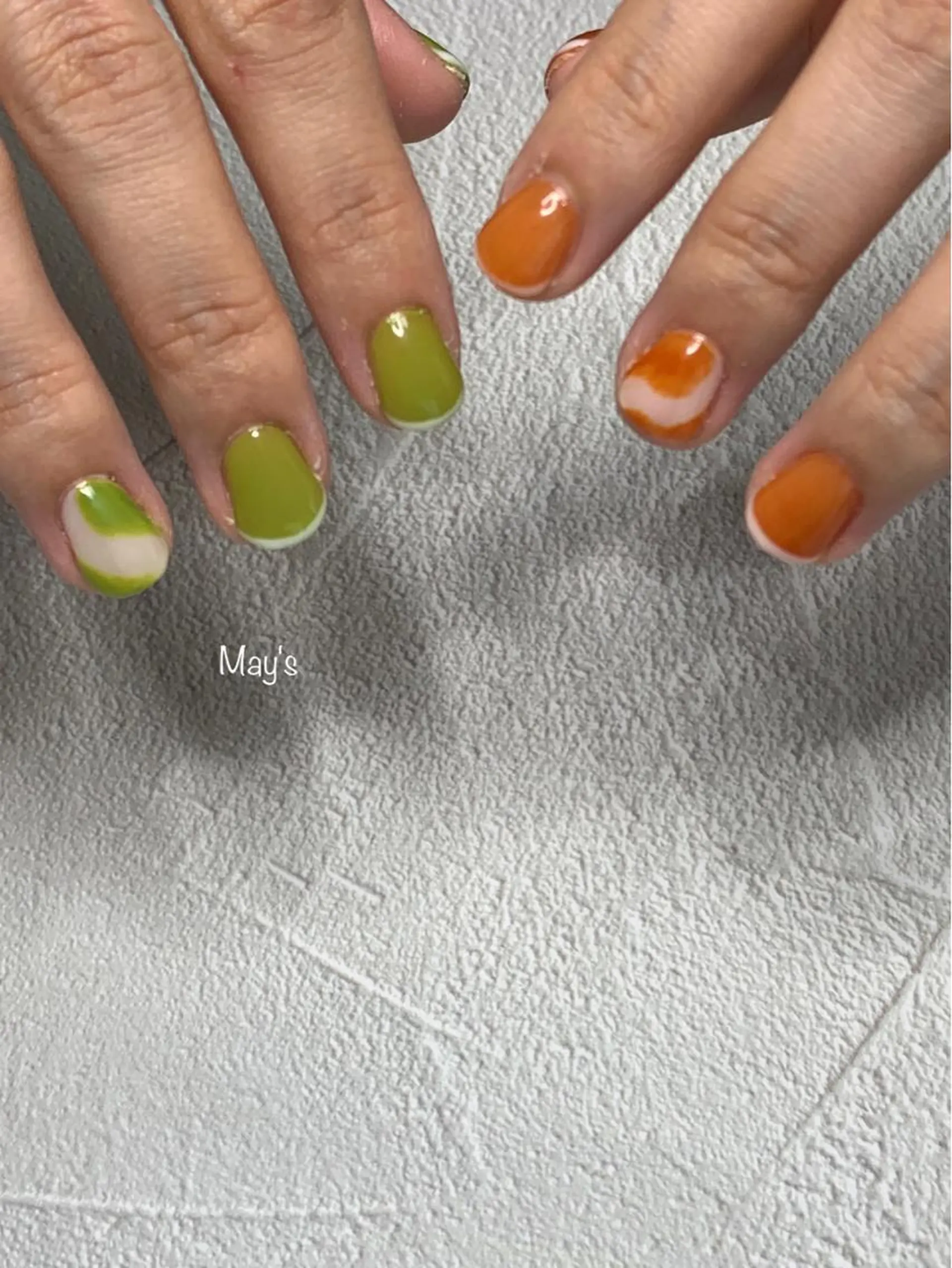 ネイル アートネイル フレンチネイル nail salon May'sのネイルデザイン