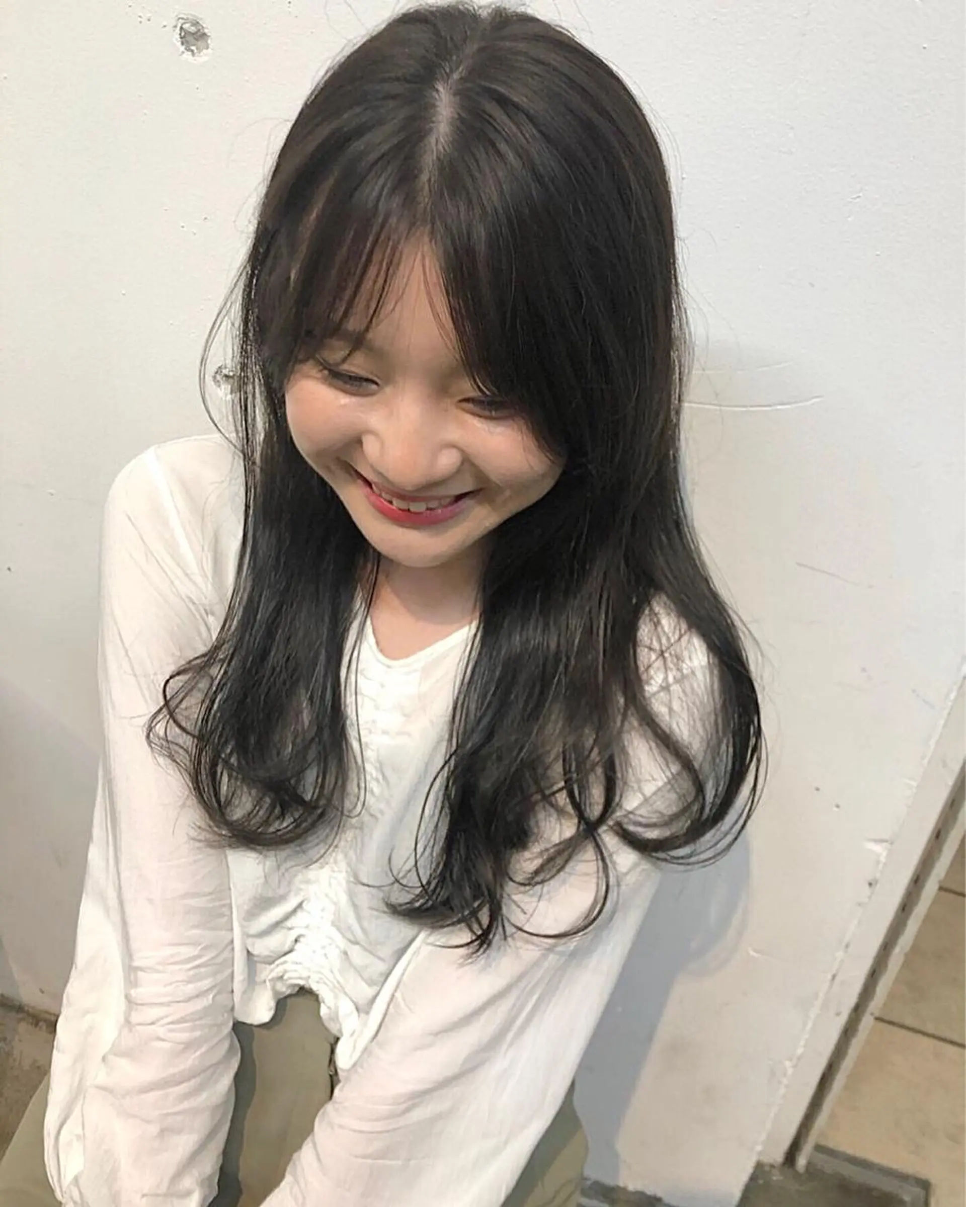 カラー ベージュカラー オリーブベージュ レイヤー/ボブ/ 顔周り/yukinaのヘアスタイル