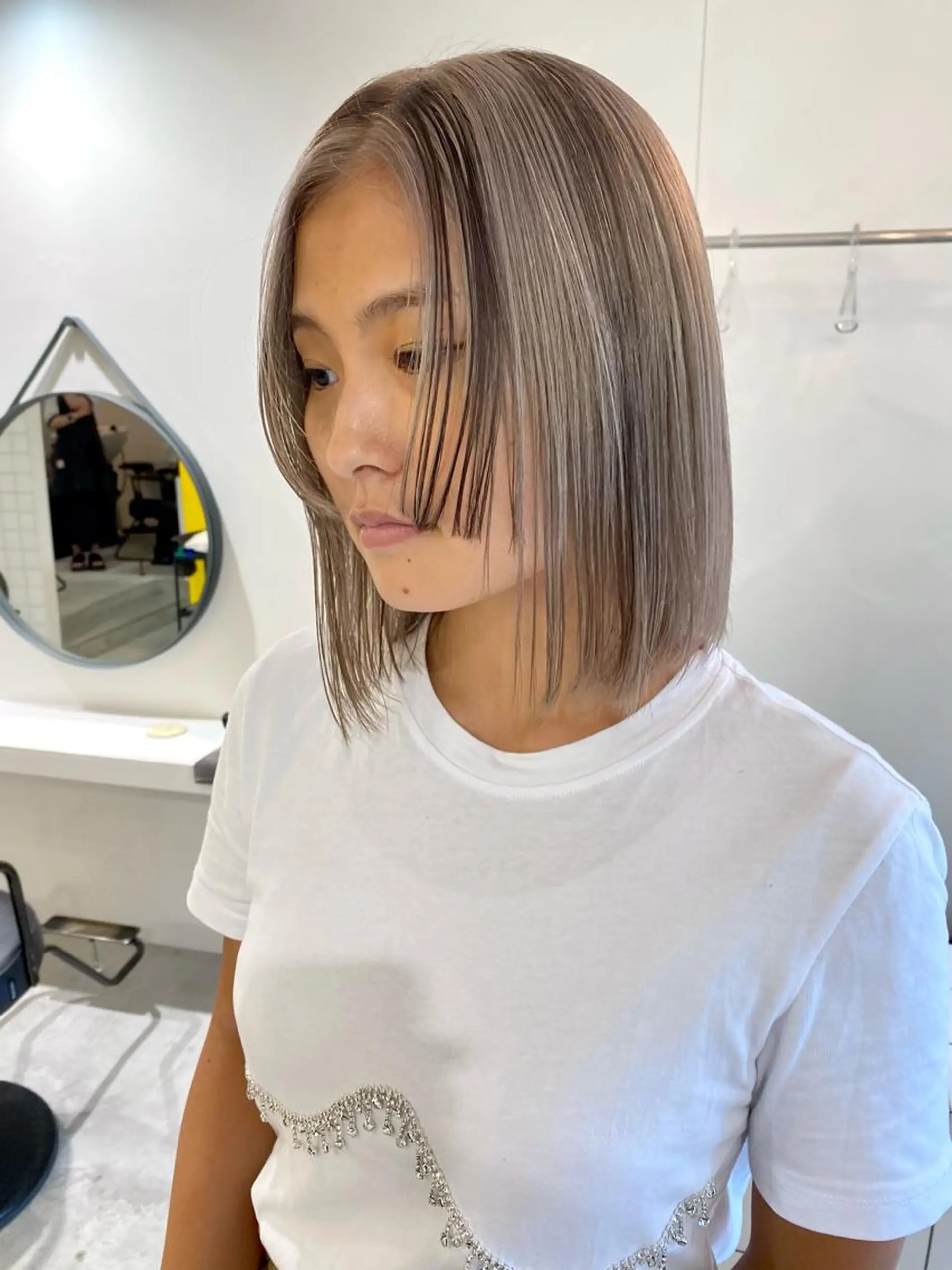 ショート カラー カット ヘアカラー natsune /レイヤーカットのヘアスタイル