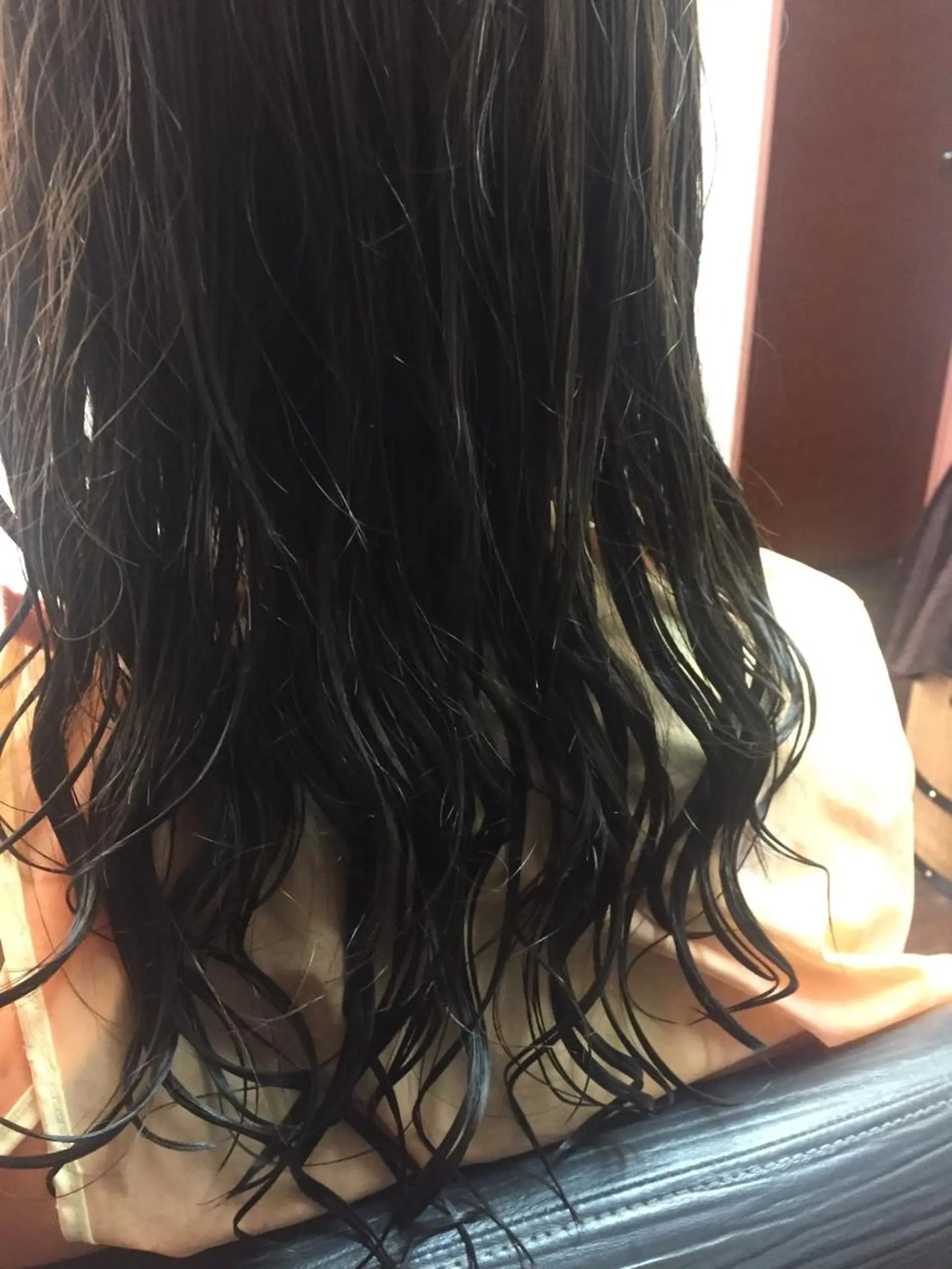 セミロング パーマ ヘアアレンジ 桧山 真のヘアスタイル