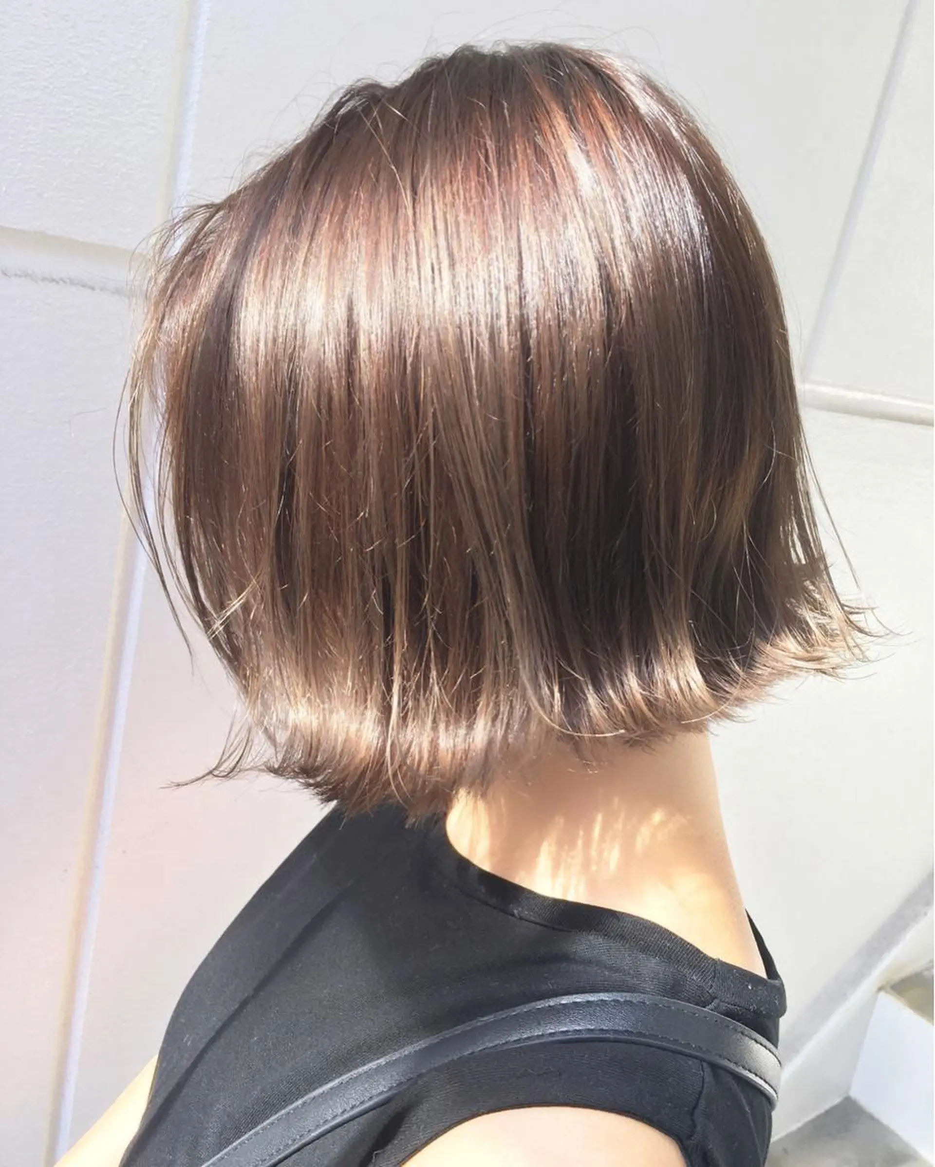 ショート カラー カット トリートメント レイヤー/髪質改善 /山永圭介のヘアスタイル
