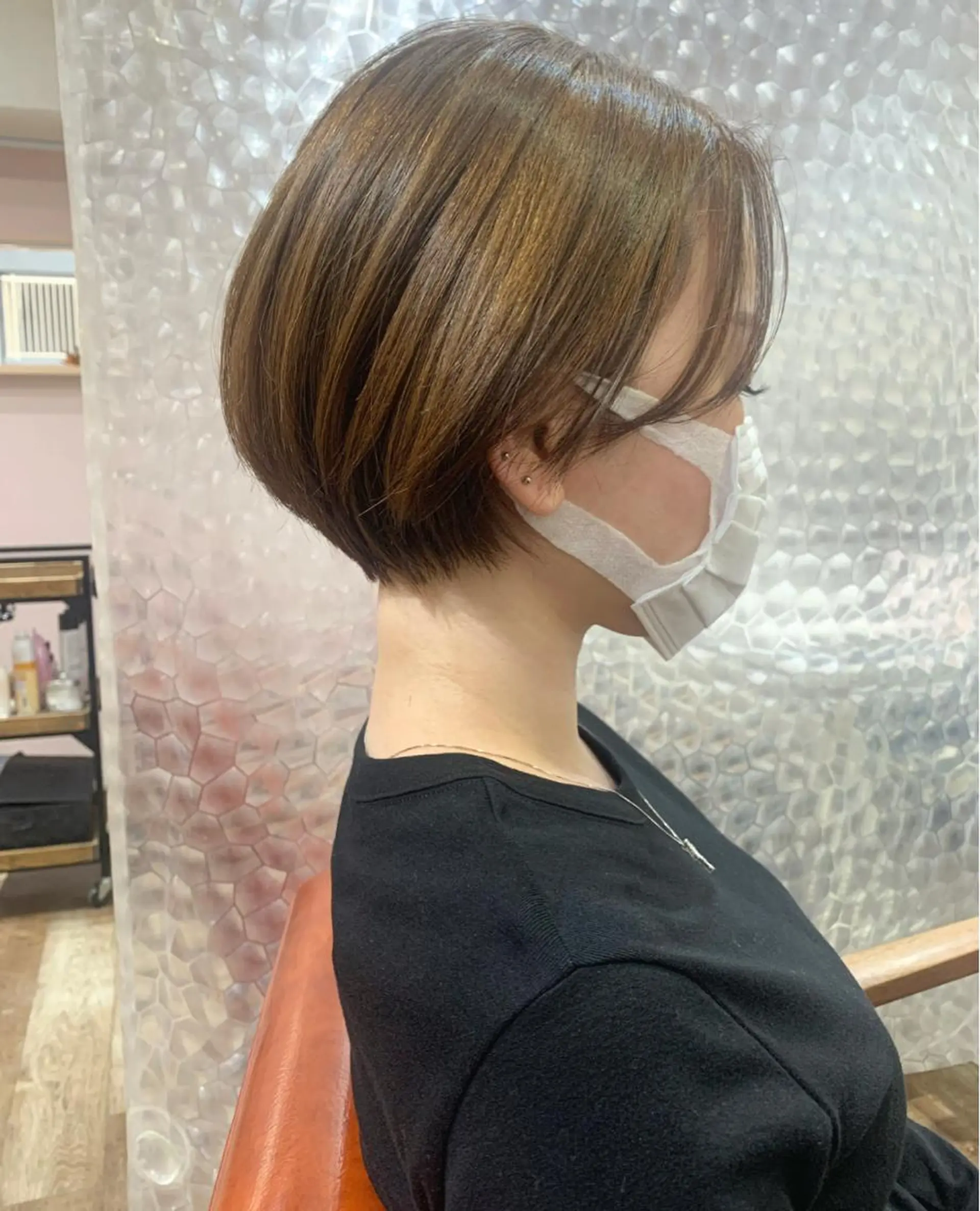 ショート カラー stylist店長 岡本真依のヘアスタイル