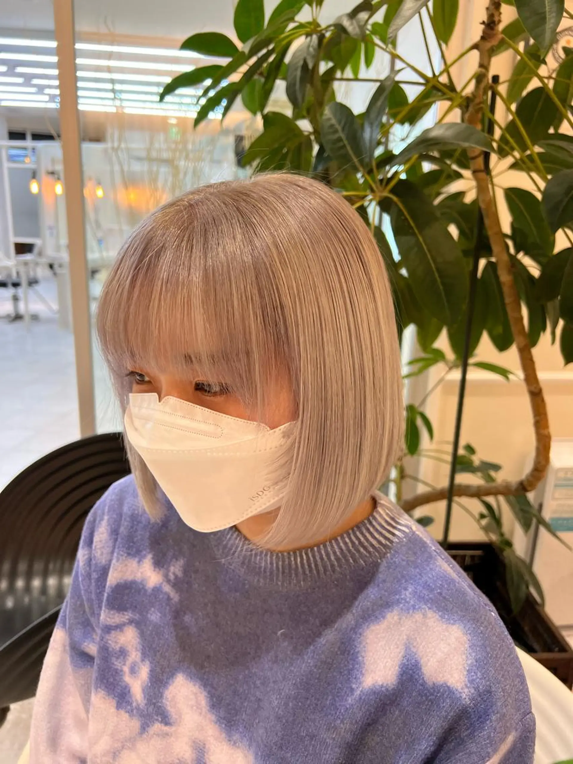 ミディアム カラー 🍏すがの みき🍏のヘアスタイル