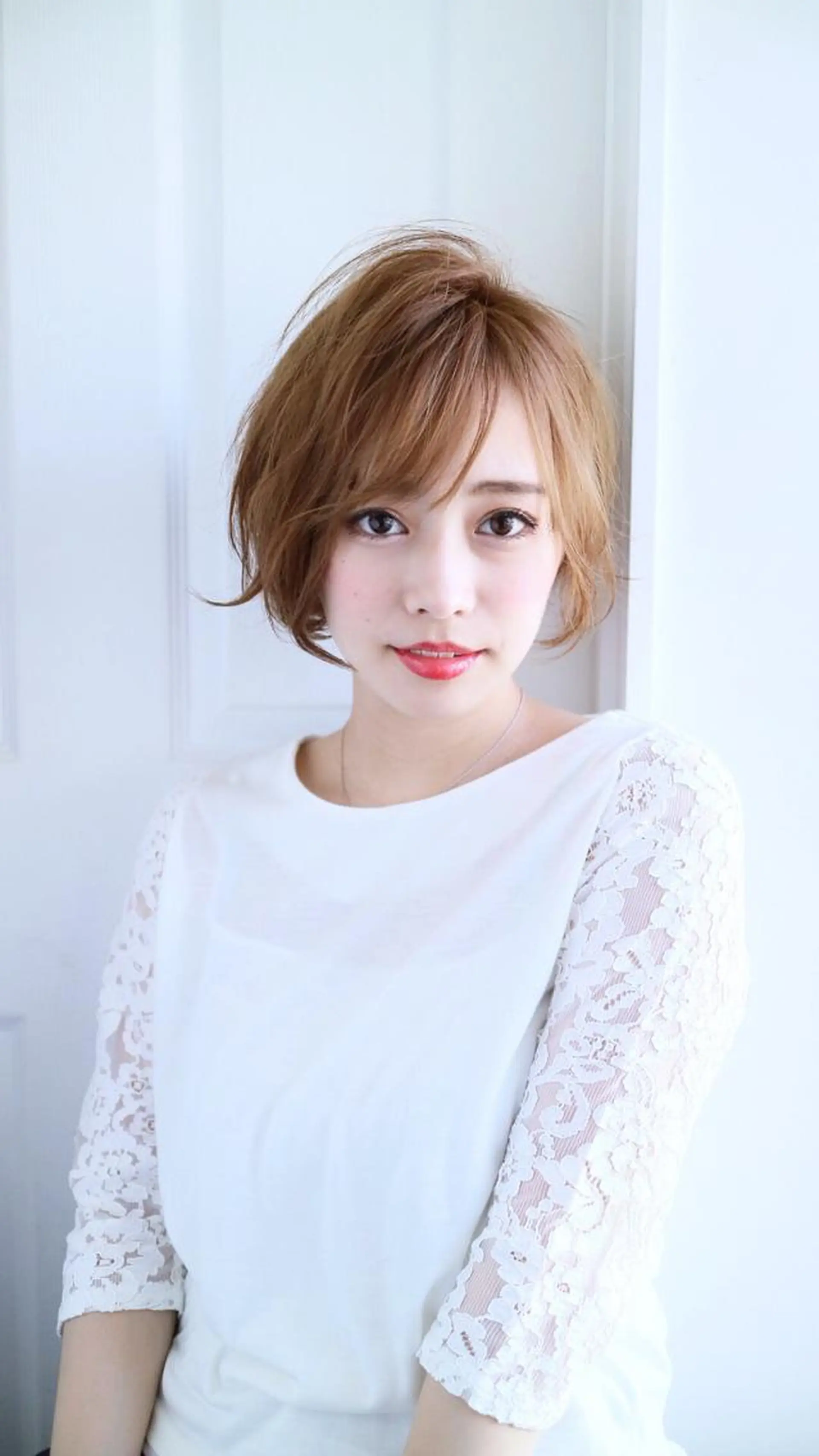 ショート カラー ショートヘア 小顔カット ひがし　まさし JYUNESU副代表のヘアスタイル