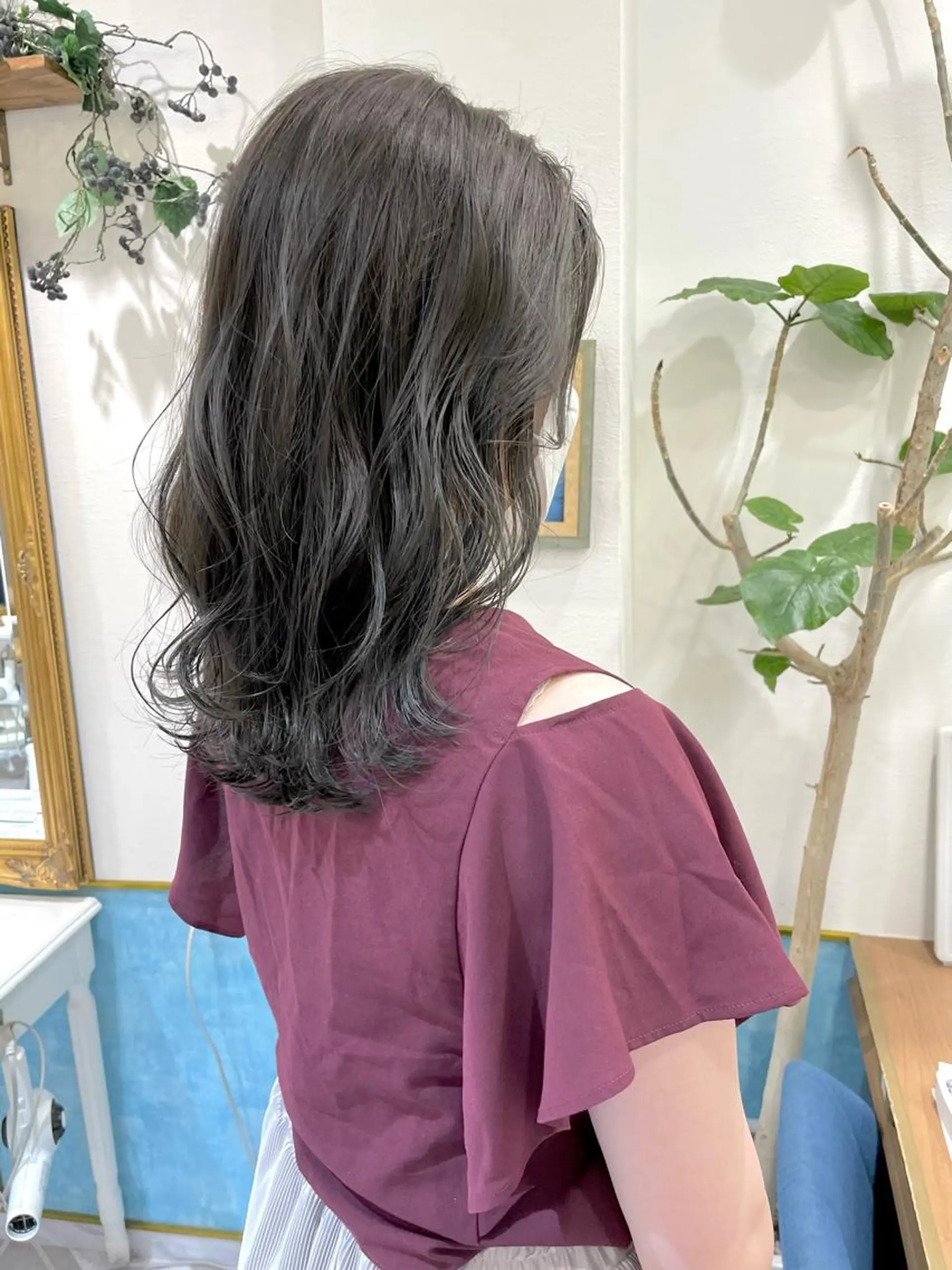 ロング カット 縮毛矯正 トリートメント ‎🤍髪質改善‎🤍 レイヤーカット‎🤍のヘアスタイル