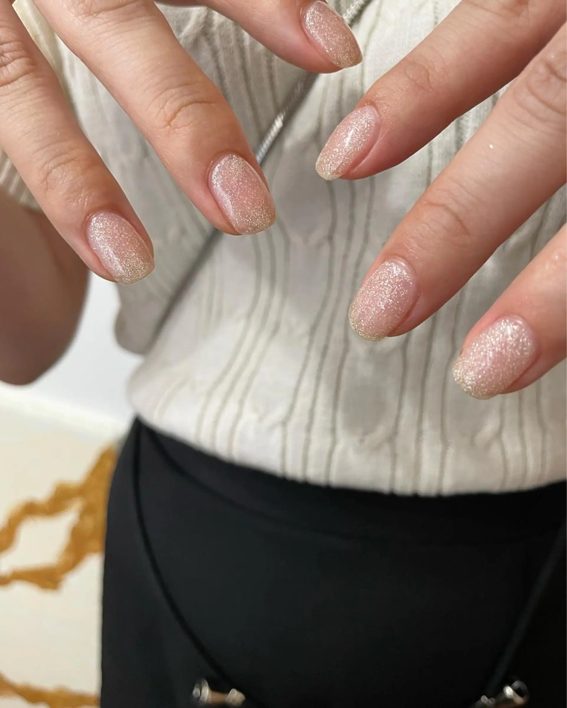 ネイル クリアネイル ホワイト ハンドネイル フットネイル kiii.__ ✴︎*のネイルデザイン