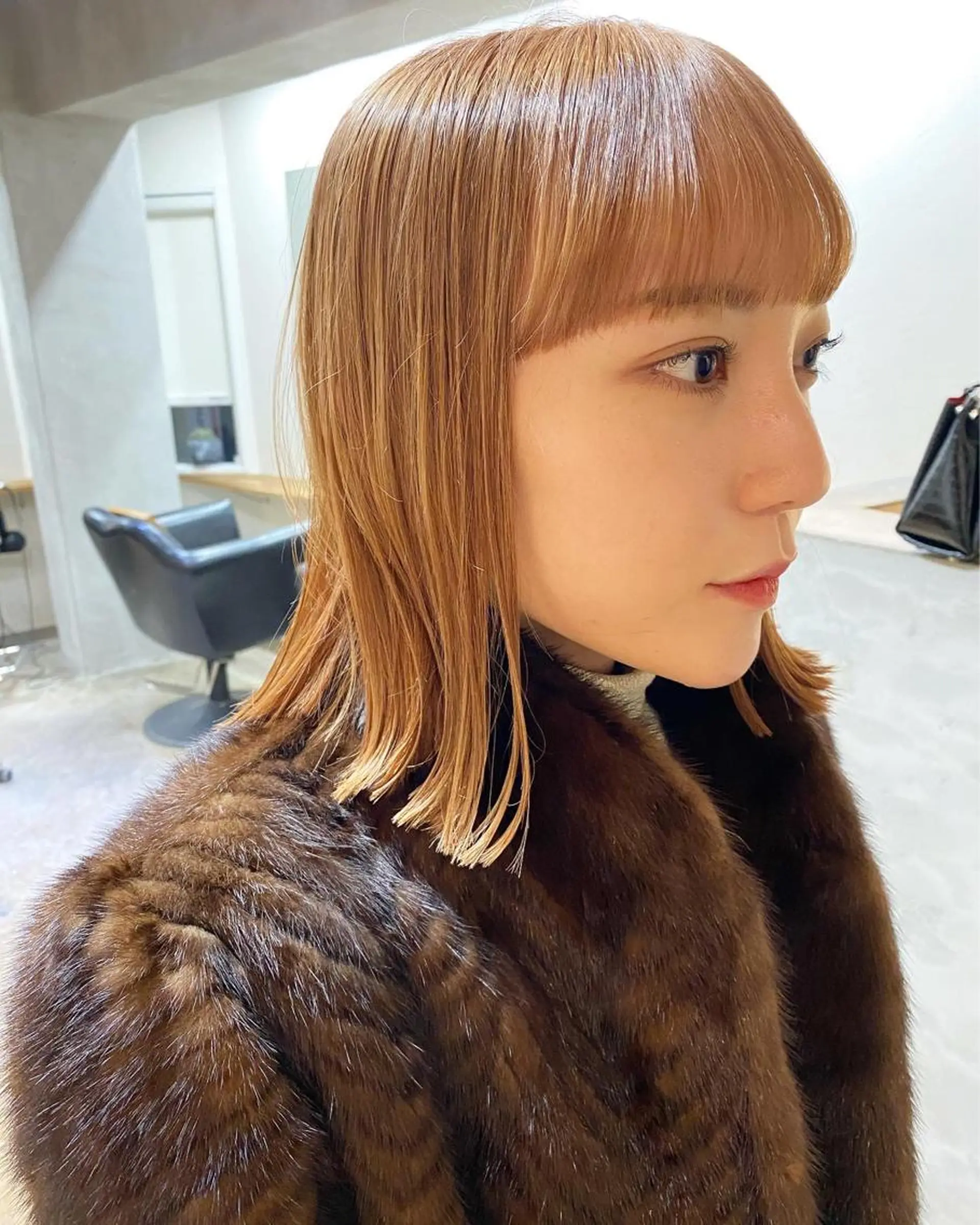 ミディアム カラー パーマ ヘアアレンジ メンズ キッズ ネイル マツエク・マツパ アイブロウ ベージュカラー オレンジ オレンジベージュ カラーマツエク オレンジ カット ヘアカラー トリートメント 🧼柴田 健太郎🧼のヘアスタイル