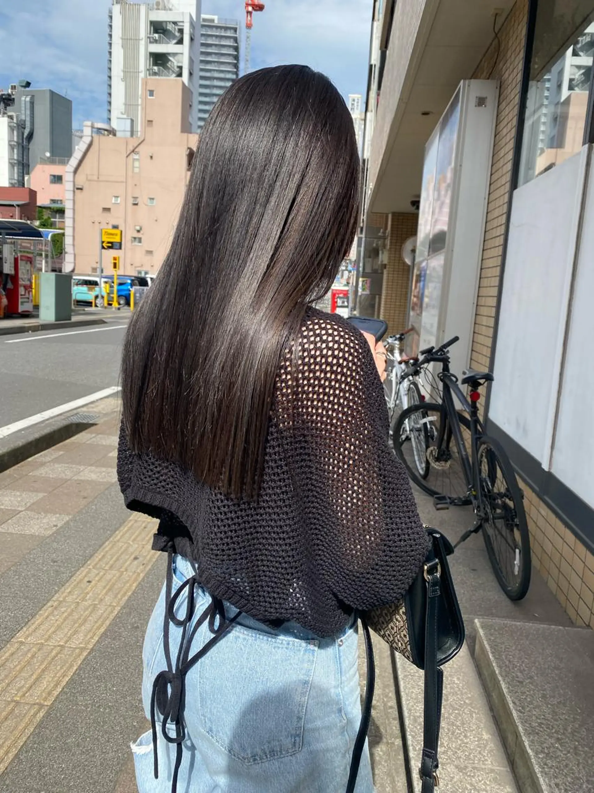 ロング ヘアカラー トリートメント maeda yumiのヘアスタイル