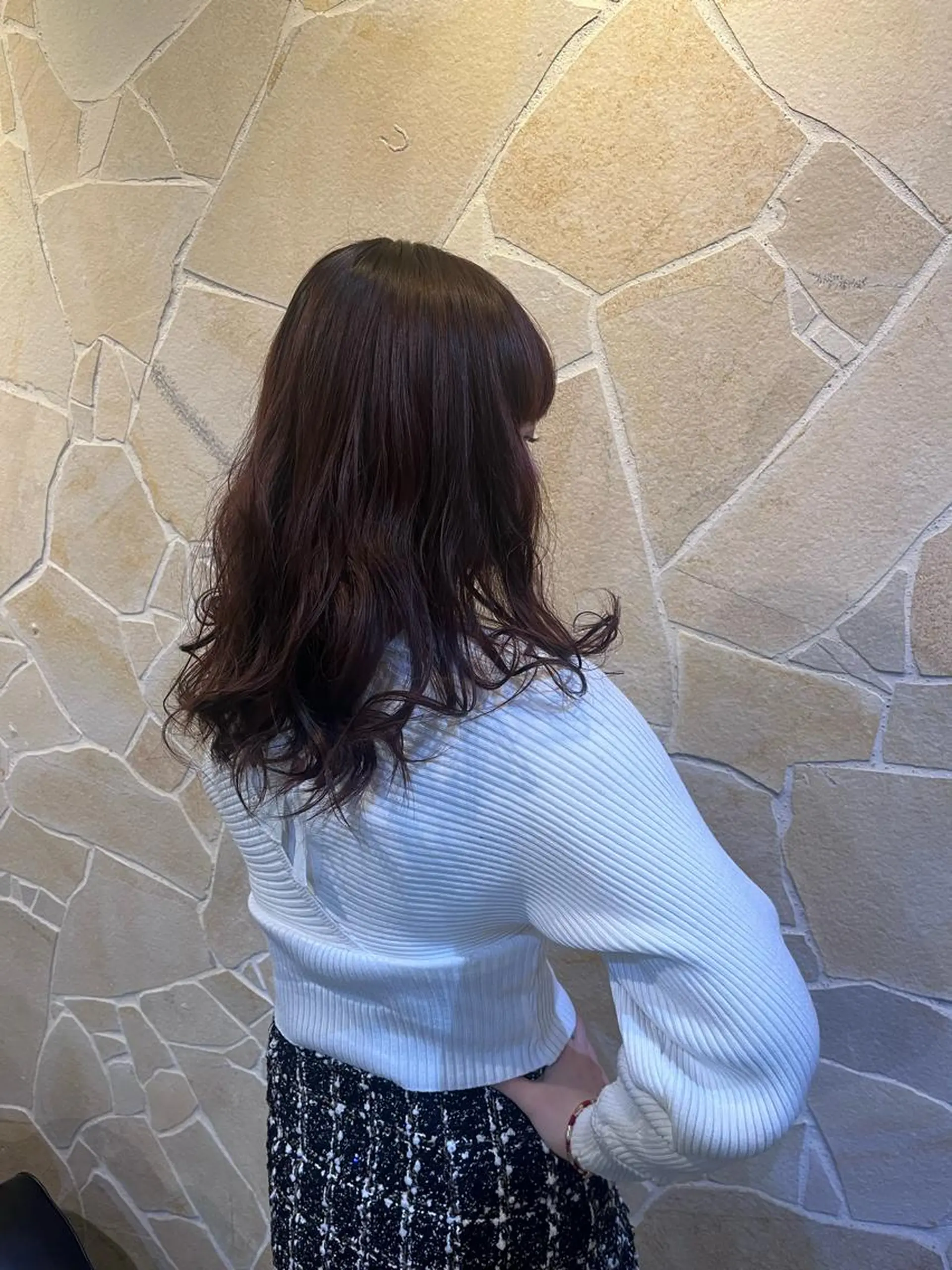 セミロング カラー ヘアアレンジ カツキ/GARTE 代官山のヘアスタイル