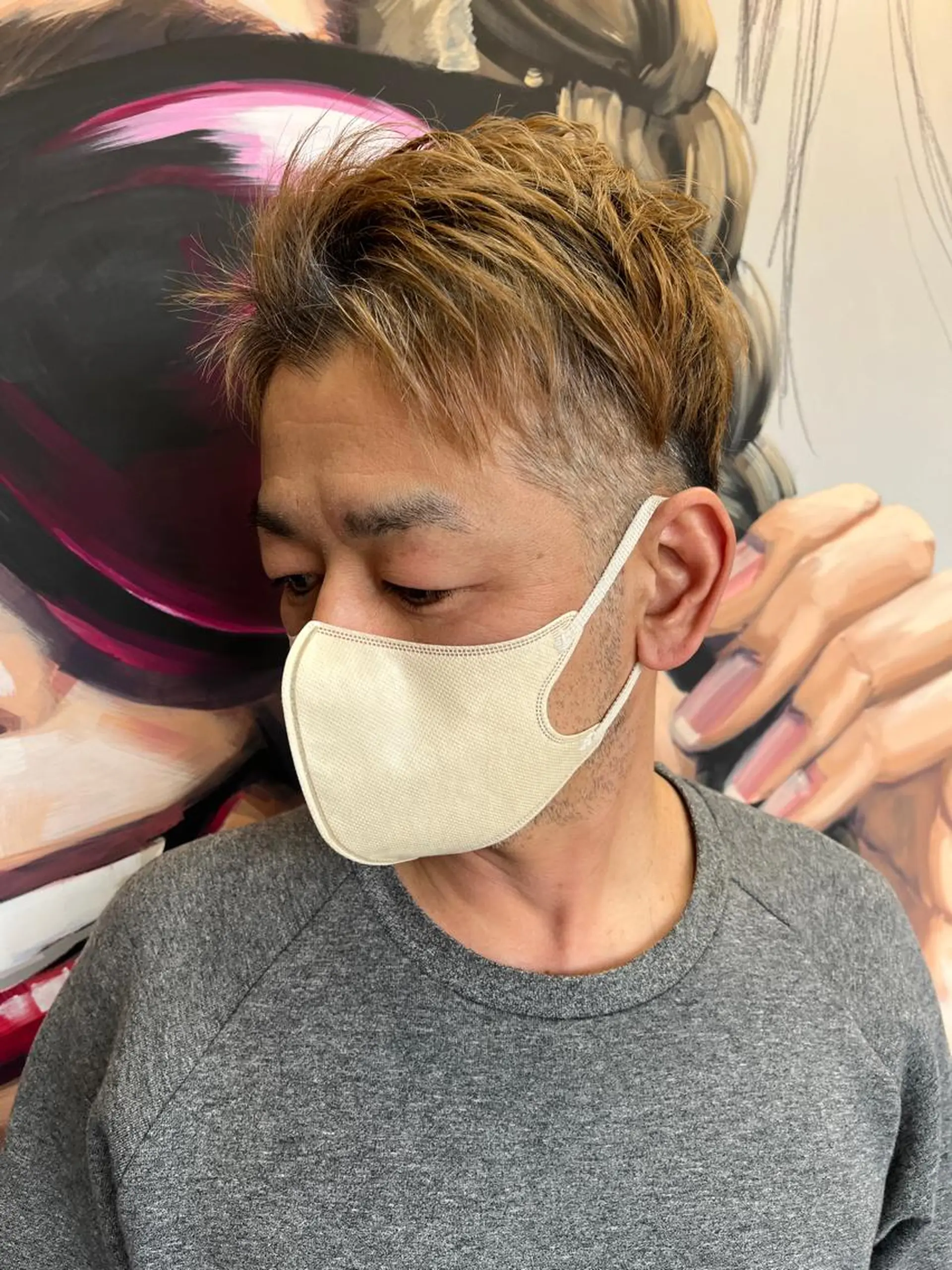 ショート カラー パーマ ヘアアレンジ メンズ キッズ ネイル マツエク・マツパ アイブロウ メンズブリーチ メンズハイライト メンズインナーカラー メンズ韓国風 ブリーチ 久木原 ゆりのヘアスタイル