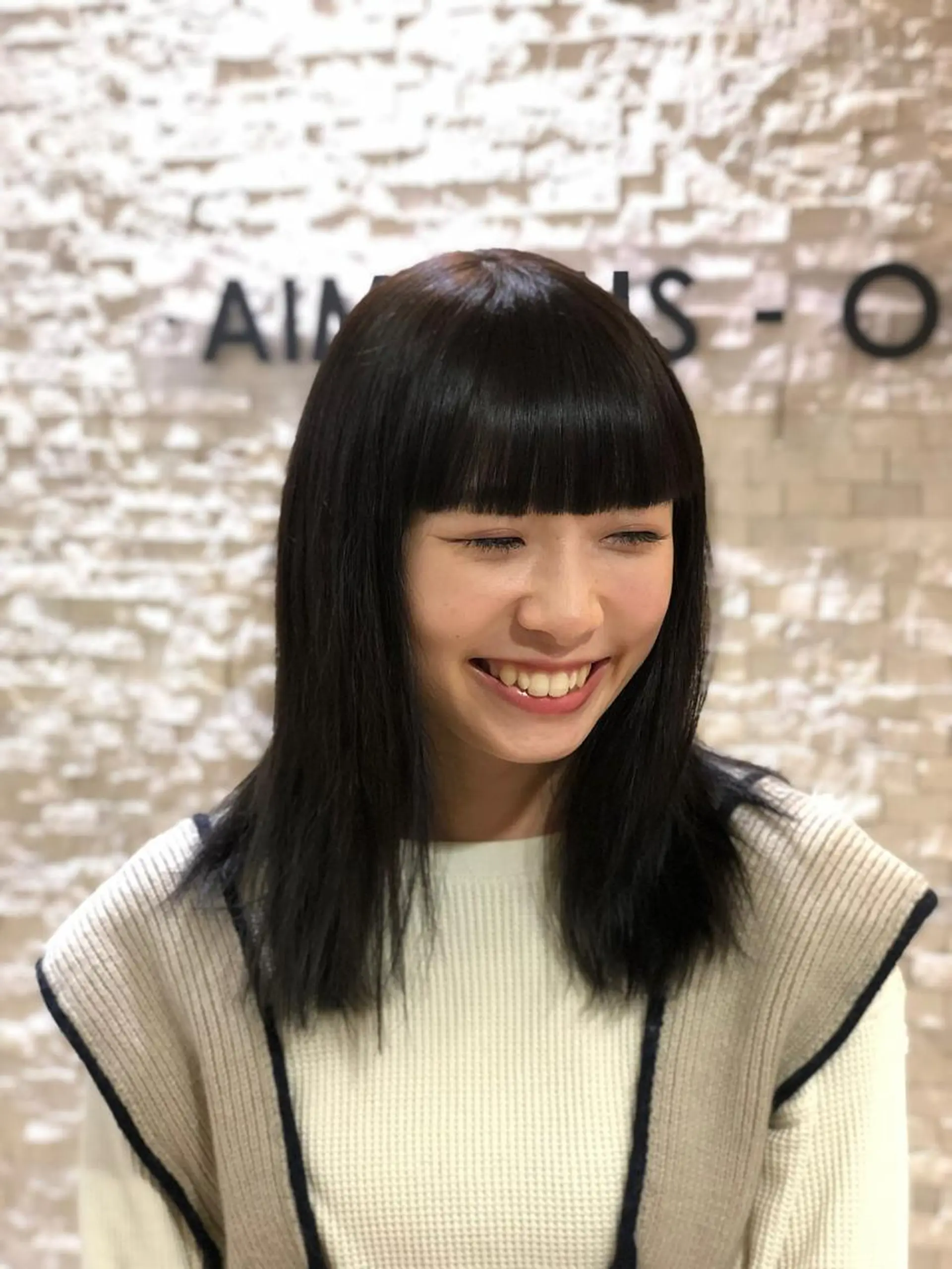 セミロング イトウ アキノリのヘアスタイル