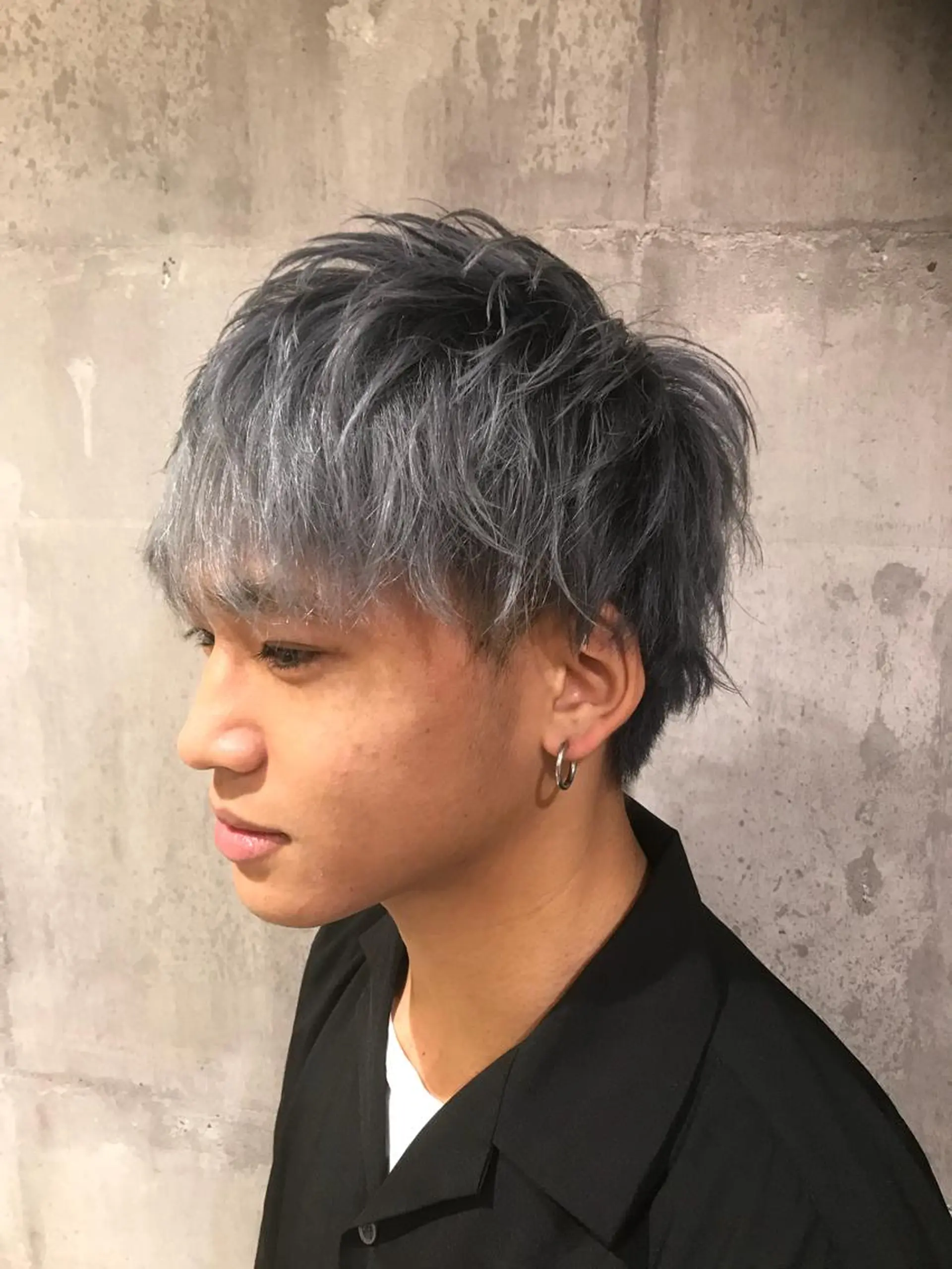 ショート カラー パーマ ヘアアレンジ メンズ キッズ ネイル マツエク・マツパ ヘアカラー EnBlesS西宮 マンツーマン神道有基のヘアスタイル