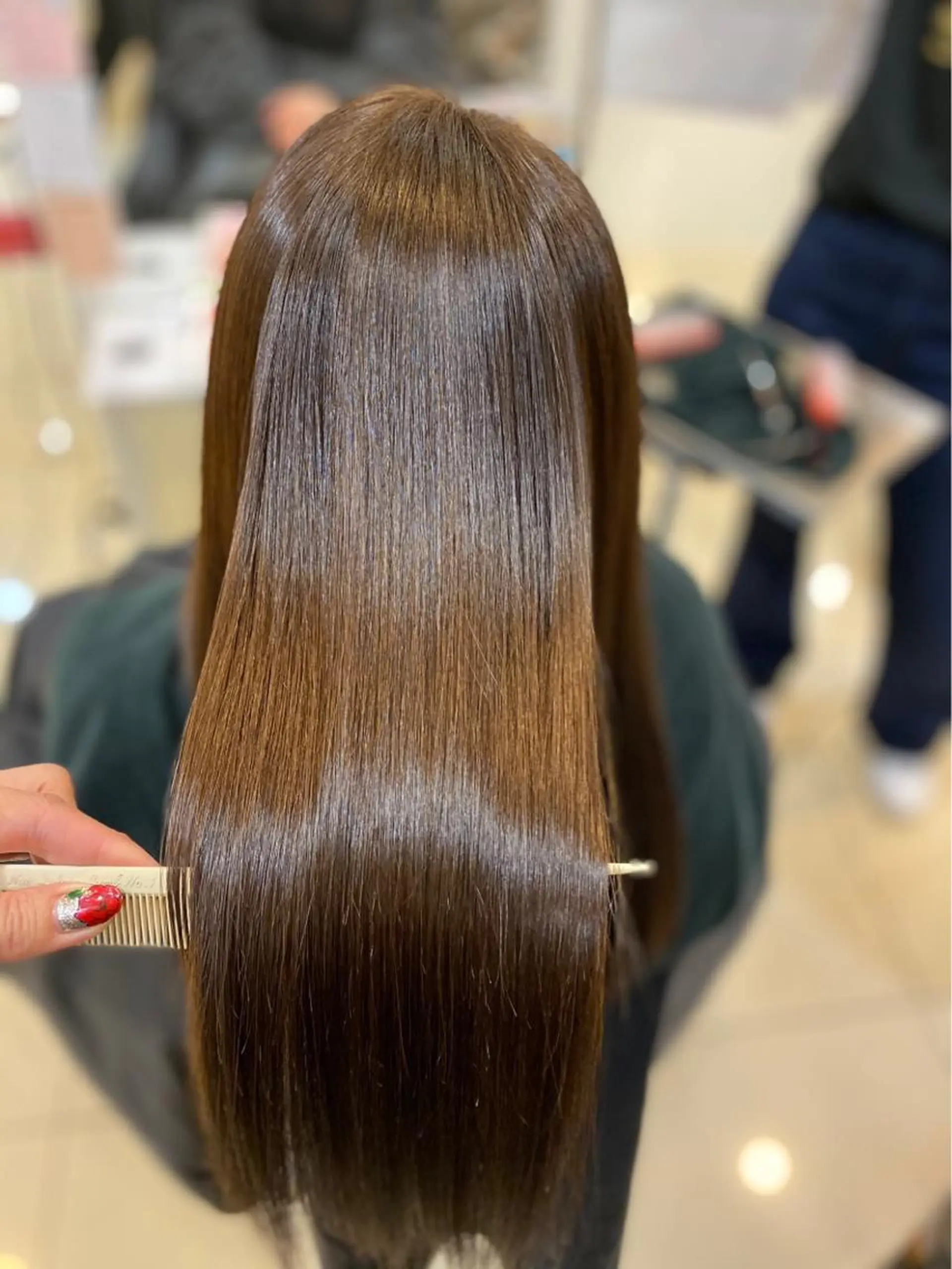 ミディアム ヘアアレンジ 髪質改善 トリートメント シールエクステ専門店 Spira藤崎宮のヘアスタイル