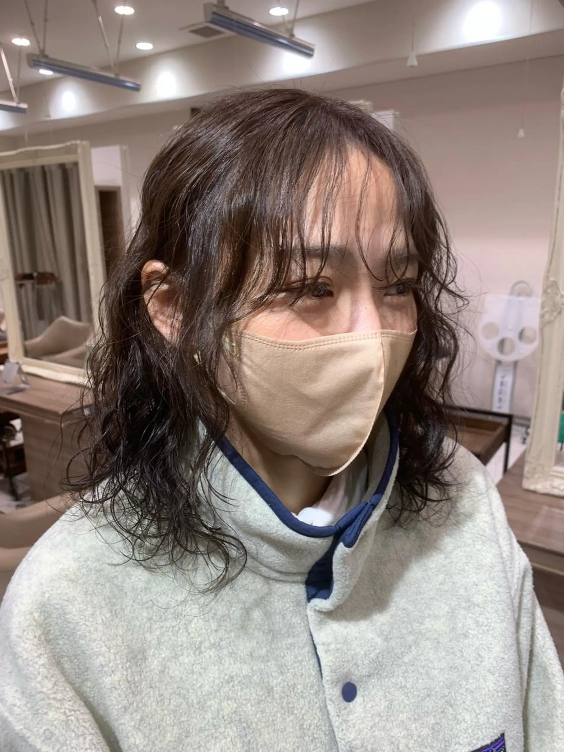 ミディアム パーマ ミディアムパーマ ヨシンモリ 韓国風ヘア デジタルパーマ ニュアンスパーマ カット パーマ REM【阿佐ヶ谷】 MEGUのヘアスタイル