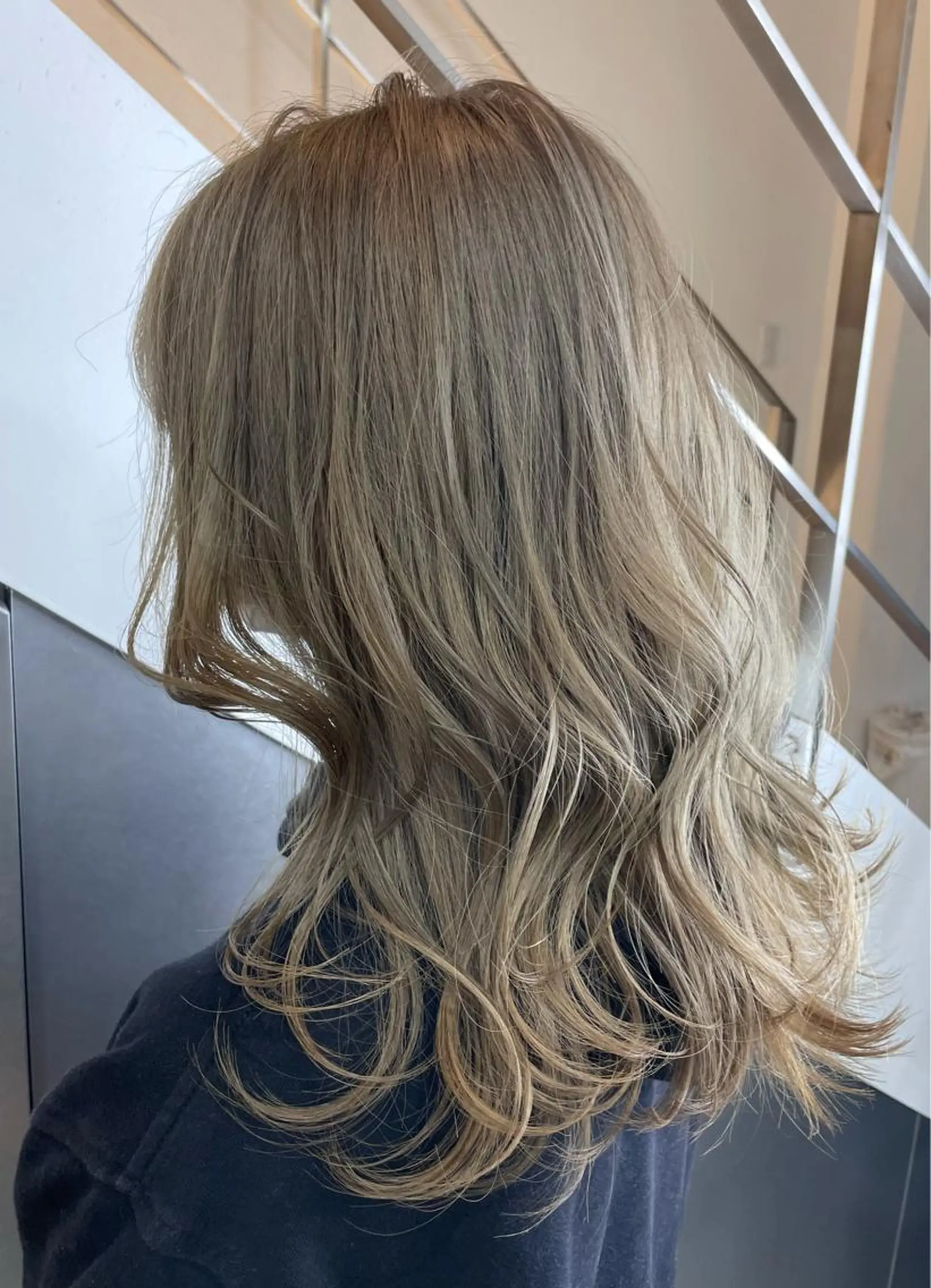 ミディアム カラー ヘアカラー トリートメント 髪質改善N°rico 杉本怜美のヘアスタイル