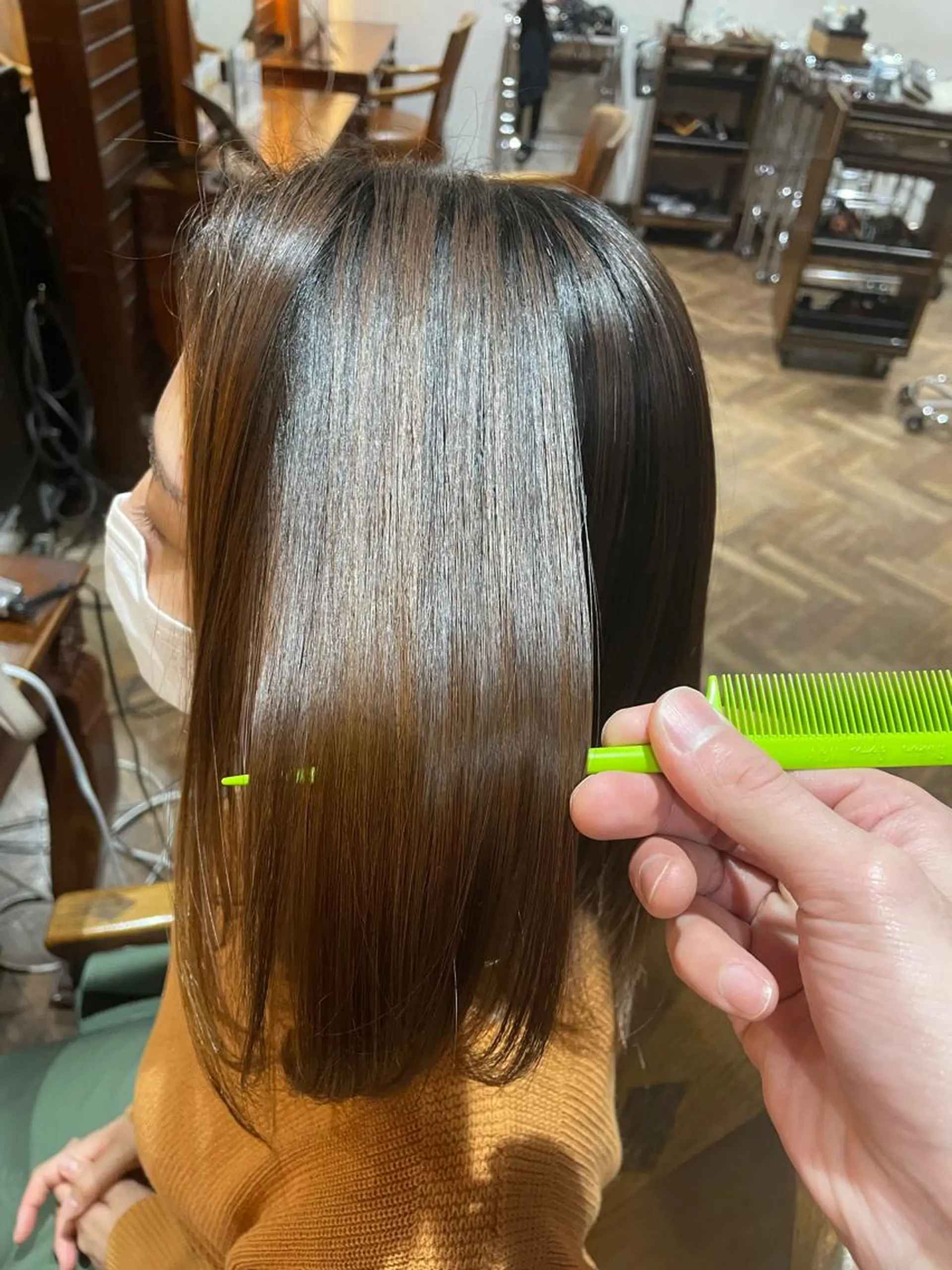 ミディアム stylist YUTOのヘアスタイル