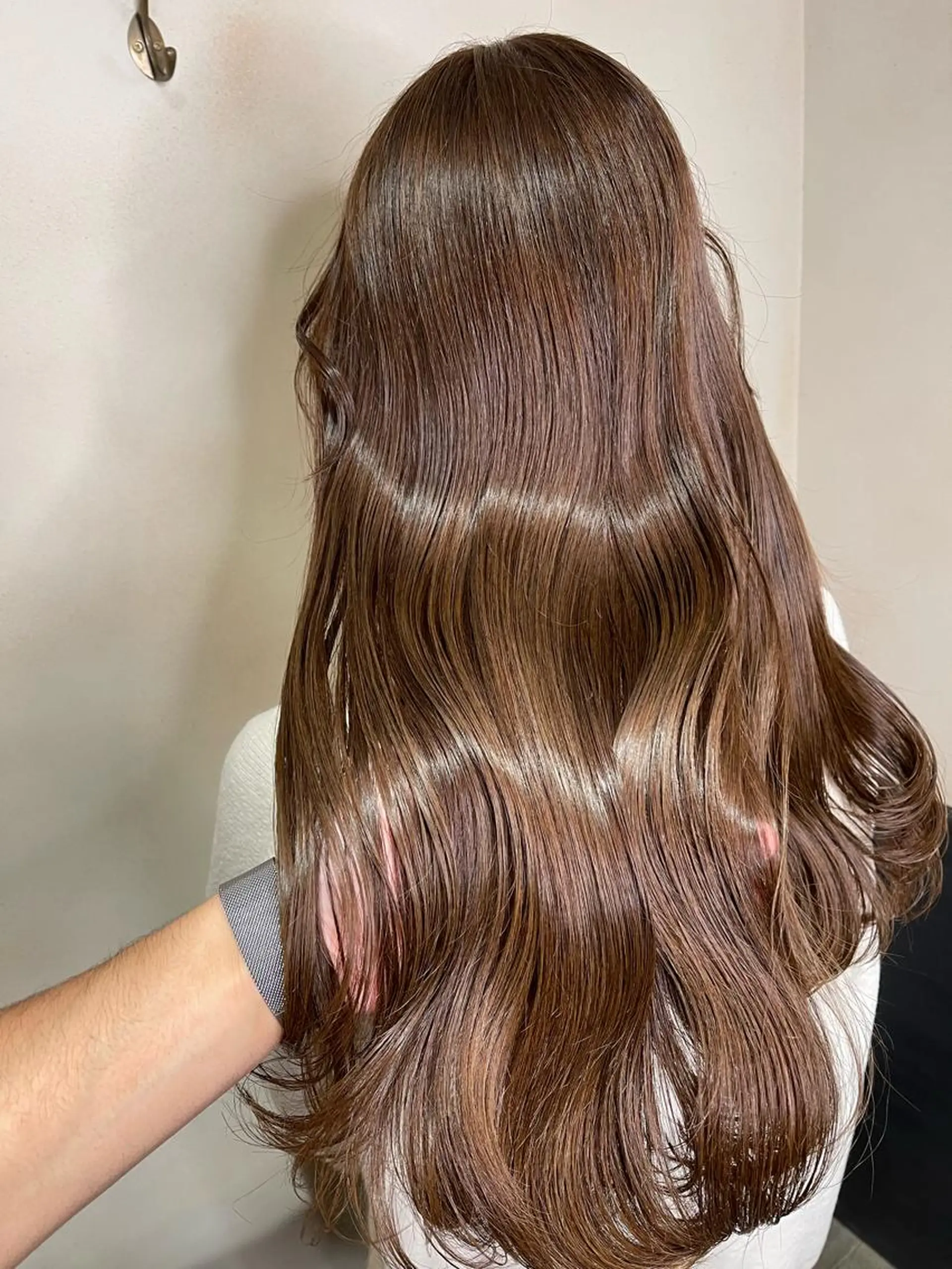 ロング カラー 泉 堅也のヘアスタイル