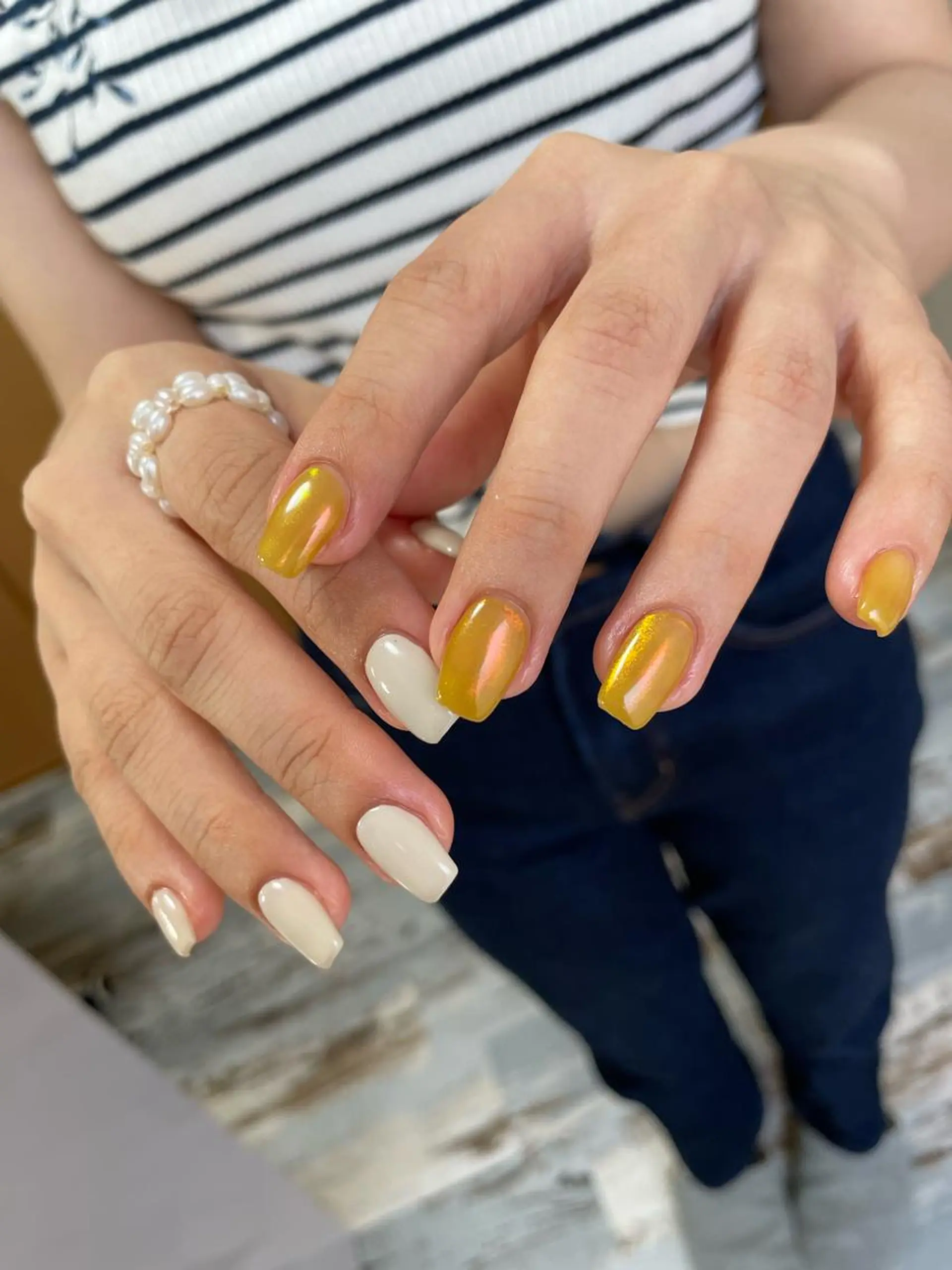 ネイル ハンドネイル 𝑡𝑖𝑎𝑚𓂃 きむらゆきののネイルデザイン