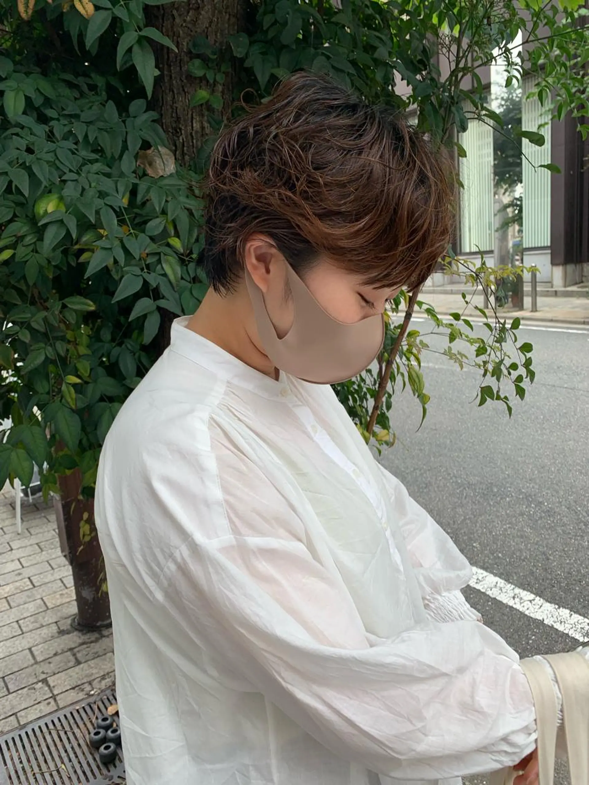 ショート パーマ くせ毛 カット パーマ トリートメント パーマ/レイヤー/ ボブ/豊浦翔太のヘアスタイル