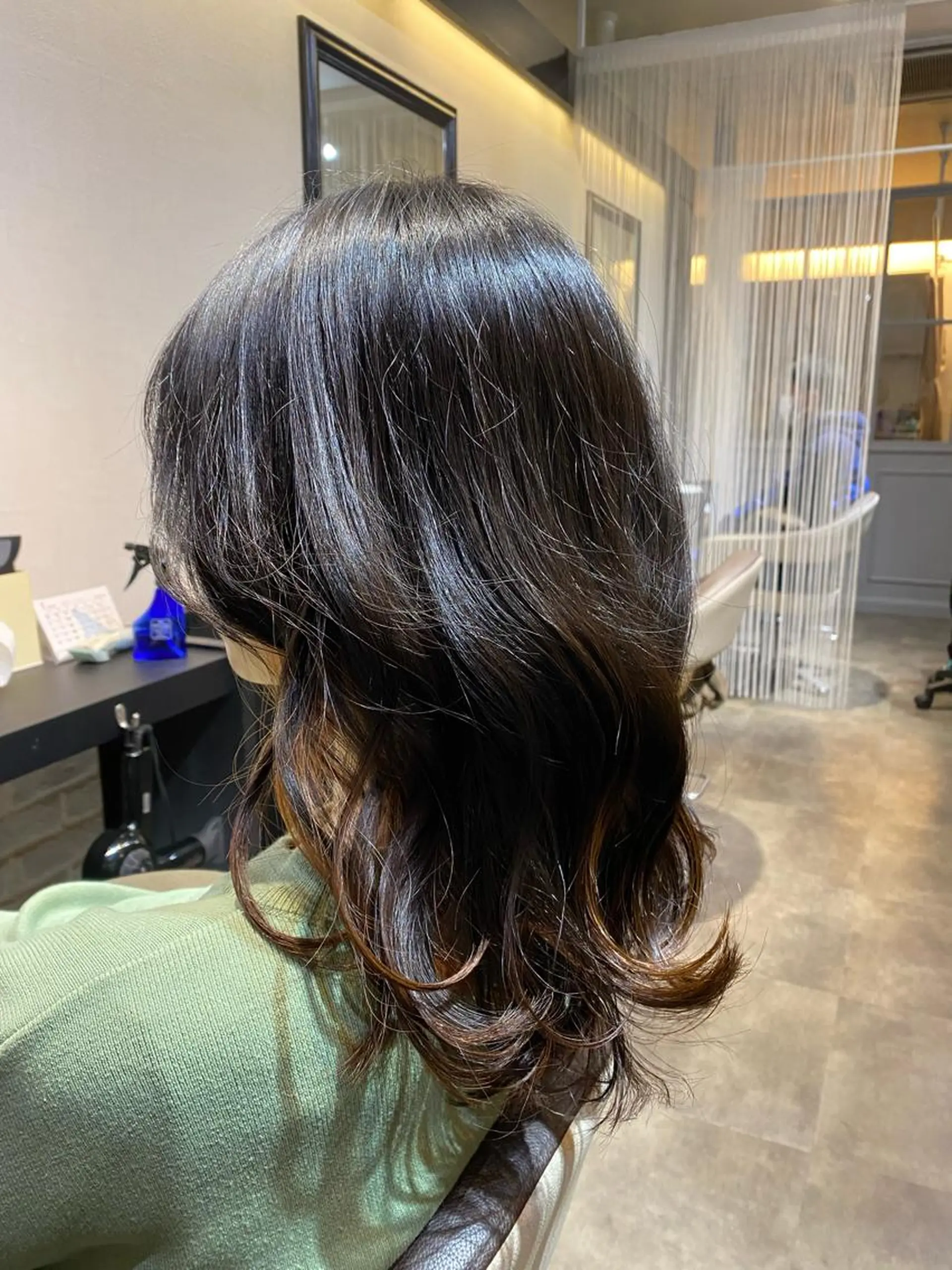 セミロング 柚木 翔伍のヘアスタイル