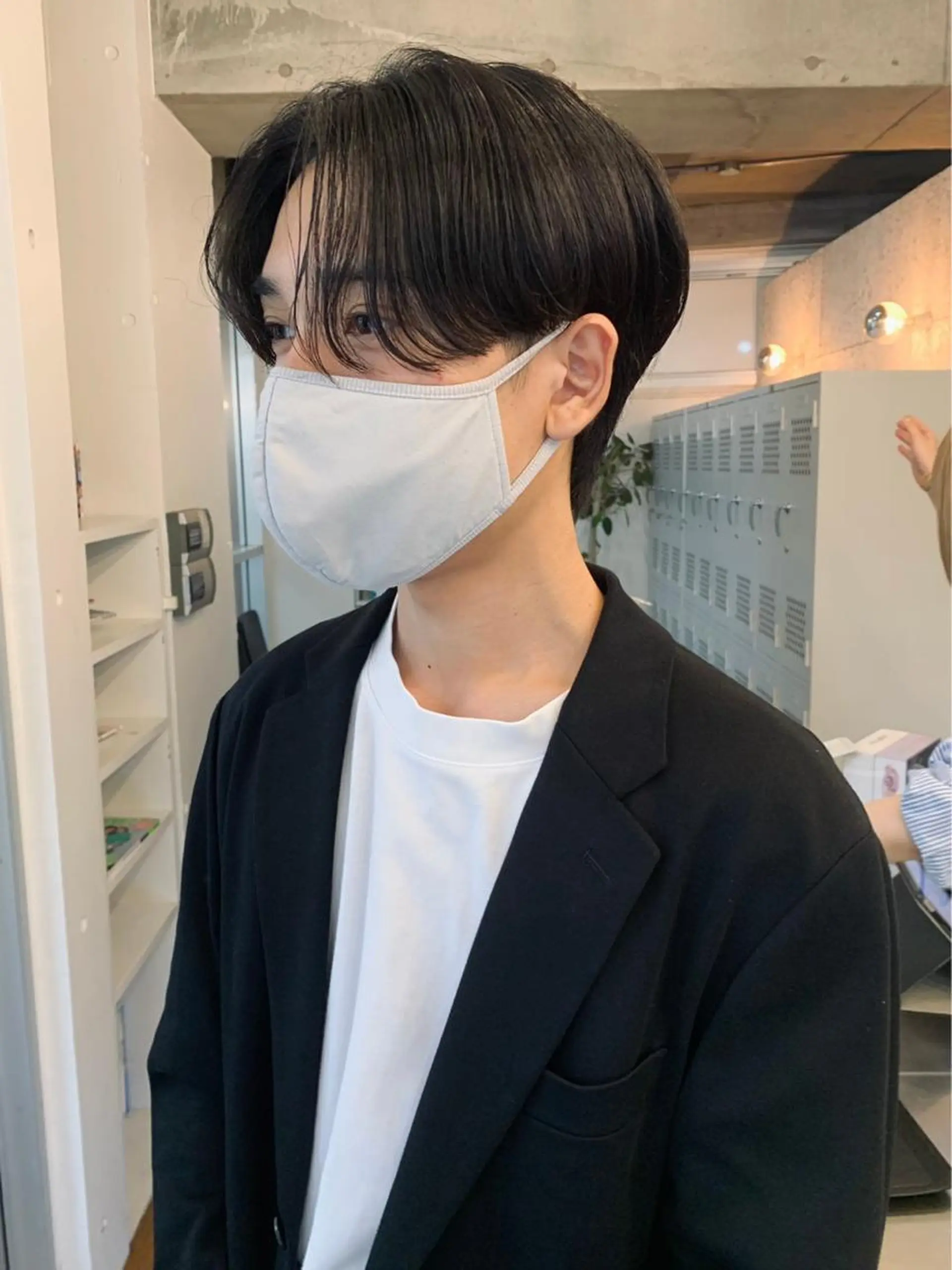 パーマ メンズ センターパート メンズパーマ ニュアンスパーマ センターパート／マッ シュ／パーマ　あさみのヘアスタイル