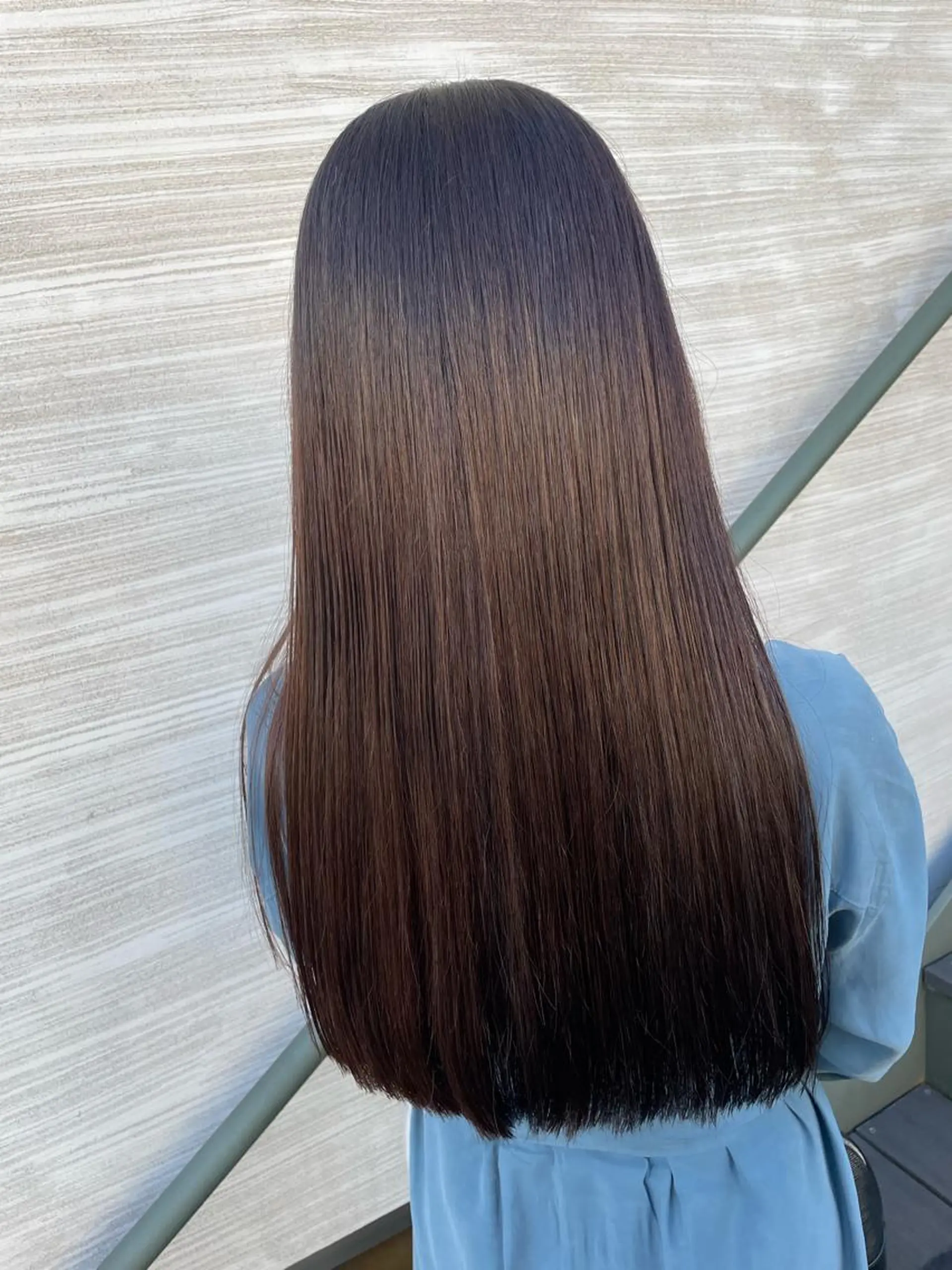 ロング 韓国風/オシャレ /縮毛矯正/滝口琴未のヘアスタイル