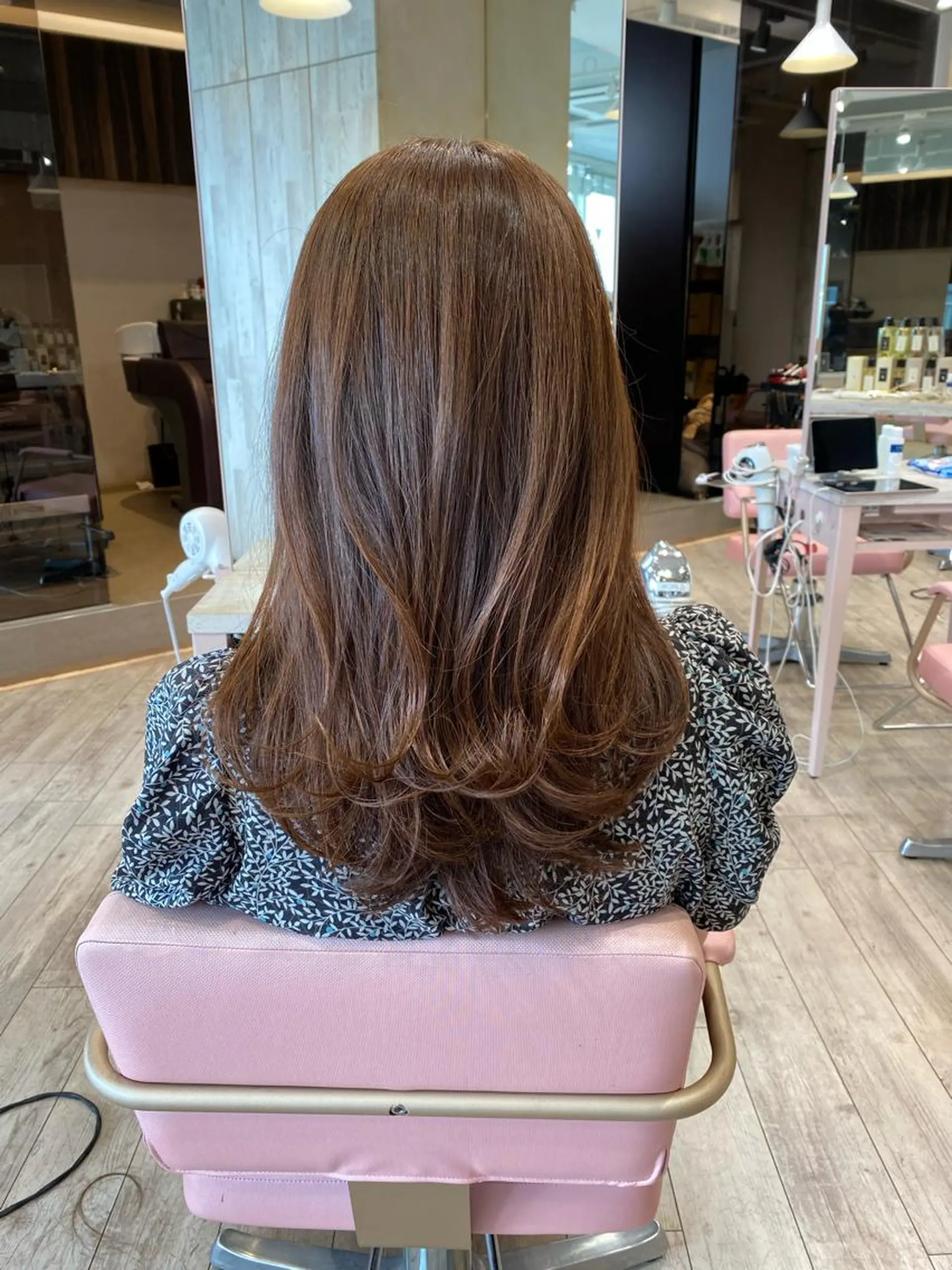 ロング 顔まわりカット🌟 くびれヘア/寺門遥輝のヘアスタイル