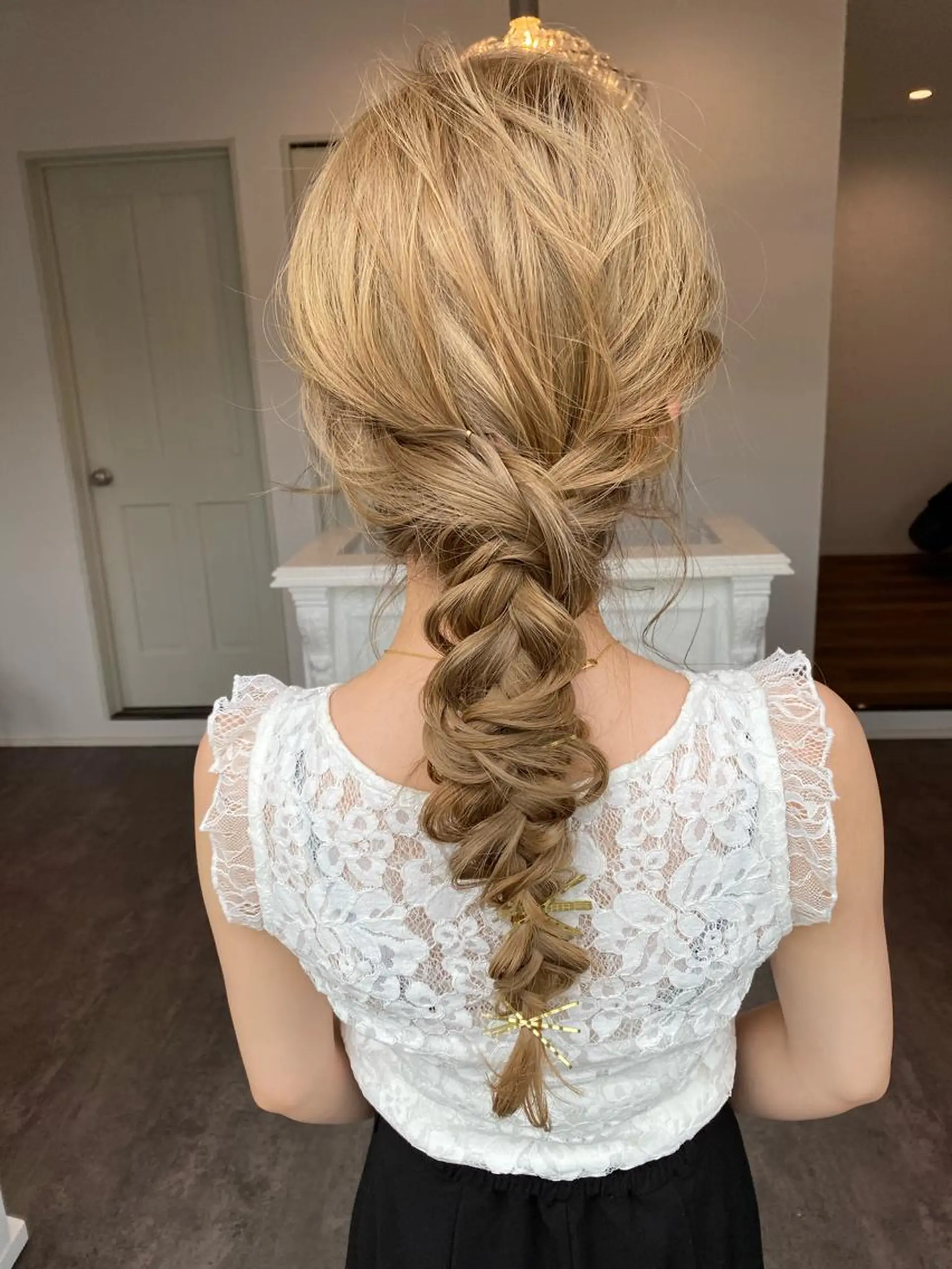 ロング ヘアアレンジ ヘアセット 成松 勇治のヘアスタイル