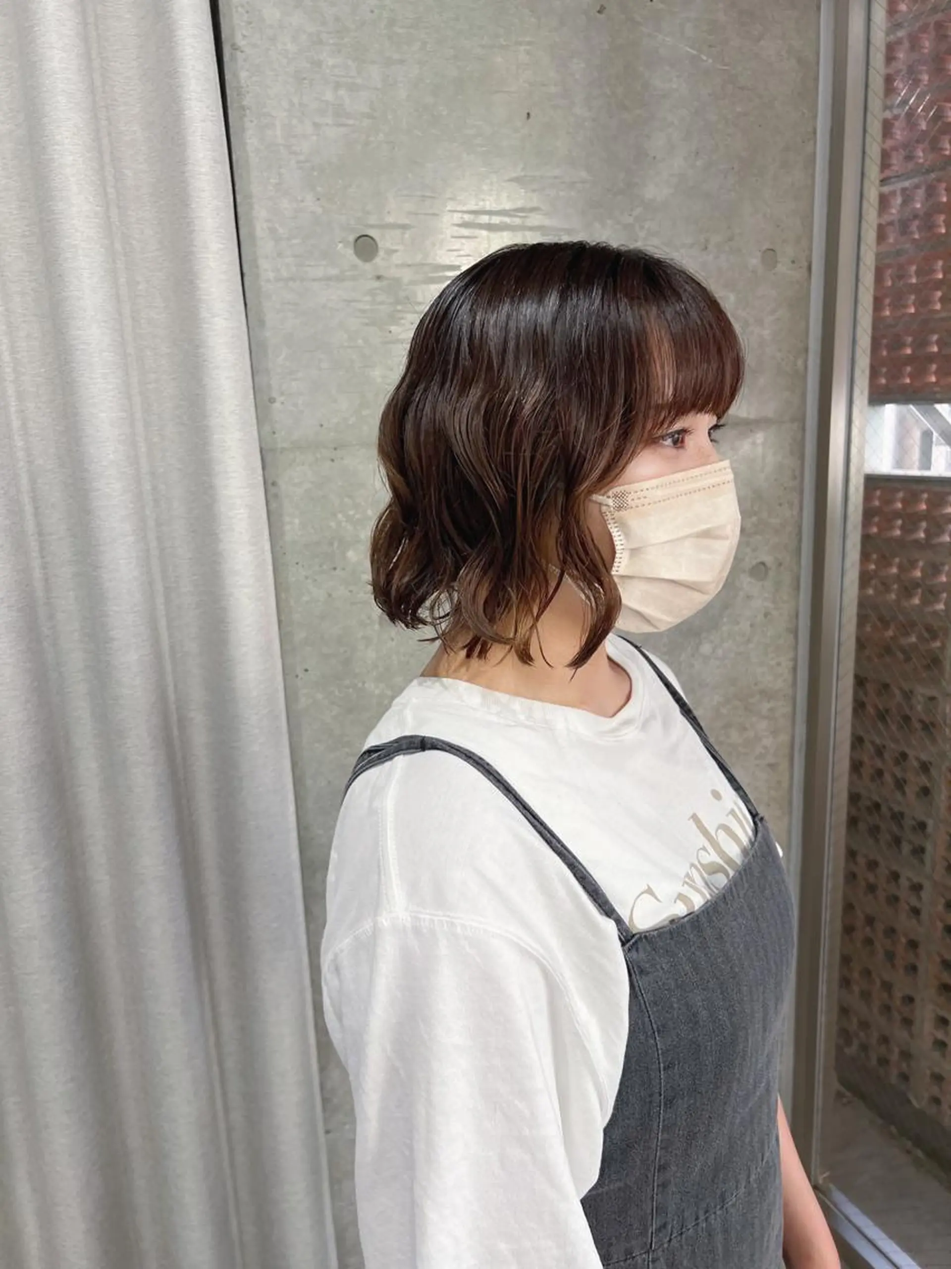 パーマ ボブパーマコテ巻き風 パーマNo1深江秀平のヘアスタイル