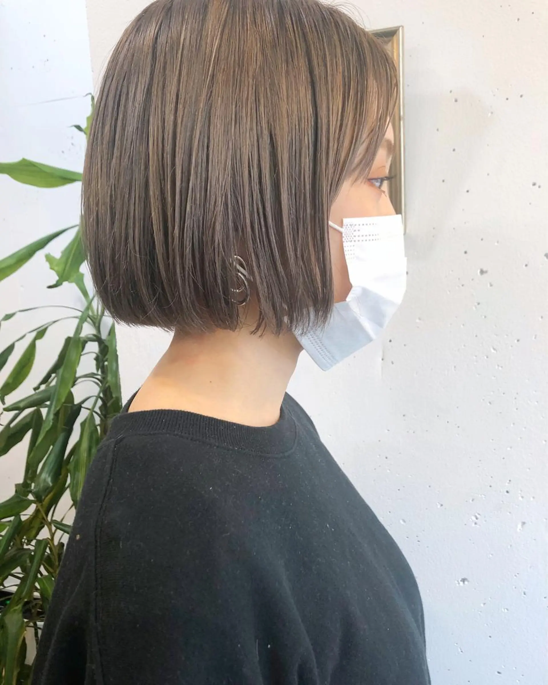 ショート カラー 長井 美佳のヘアスタイル