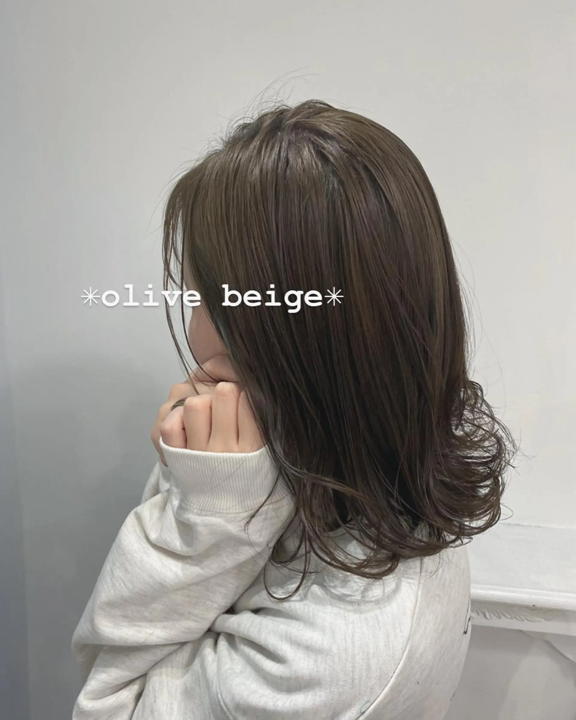 ミディアム 似合わせ大得意美容師 .Haruka.のヘアスタイル