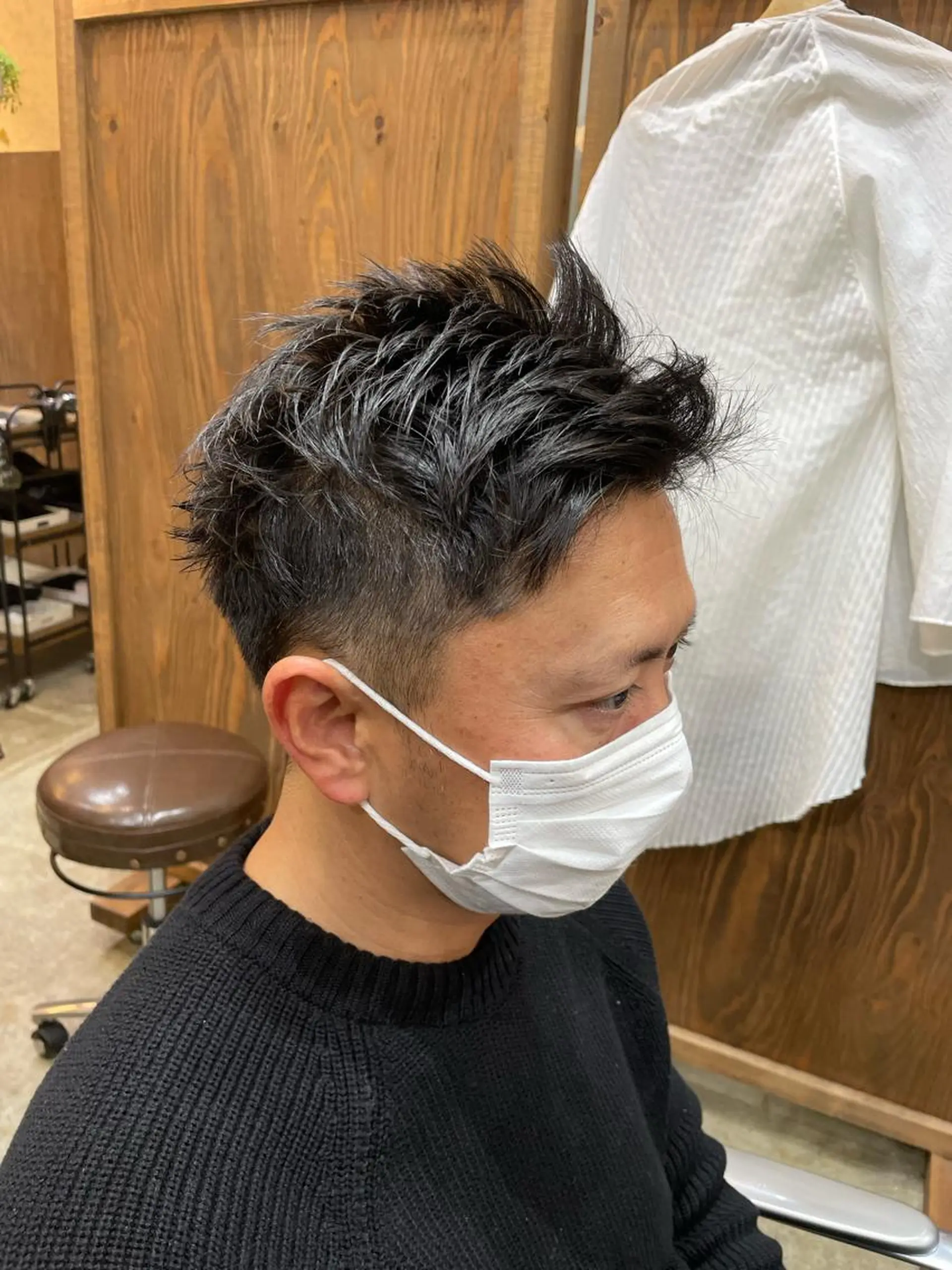 ショート メンズ メンズベリーショート ベリーショート ショートヘア lanugo 越打　優のヘアスタイル