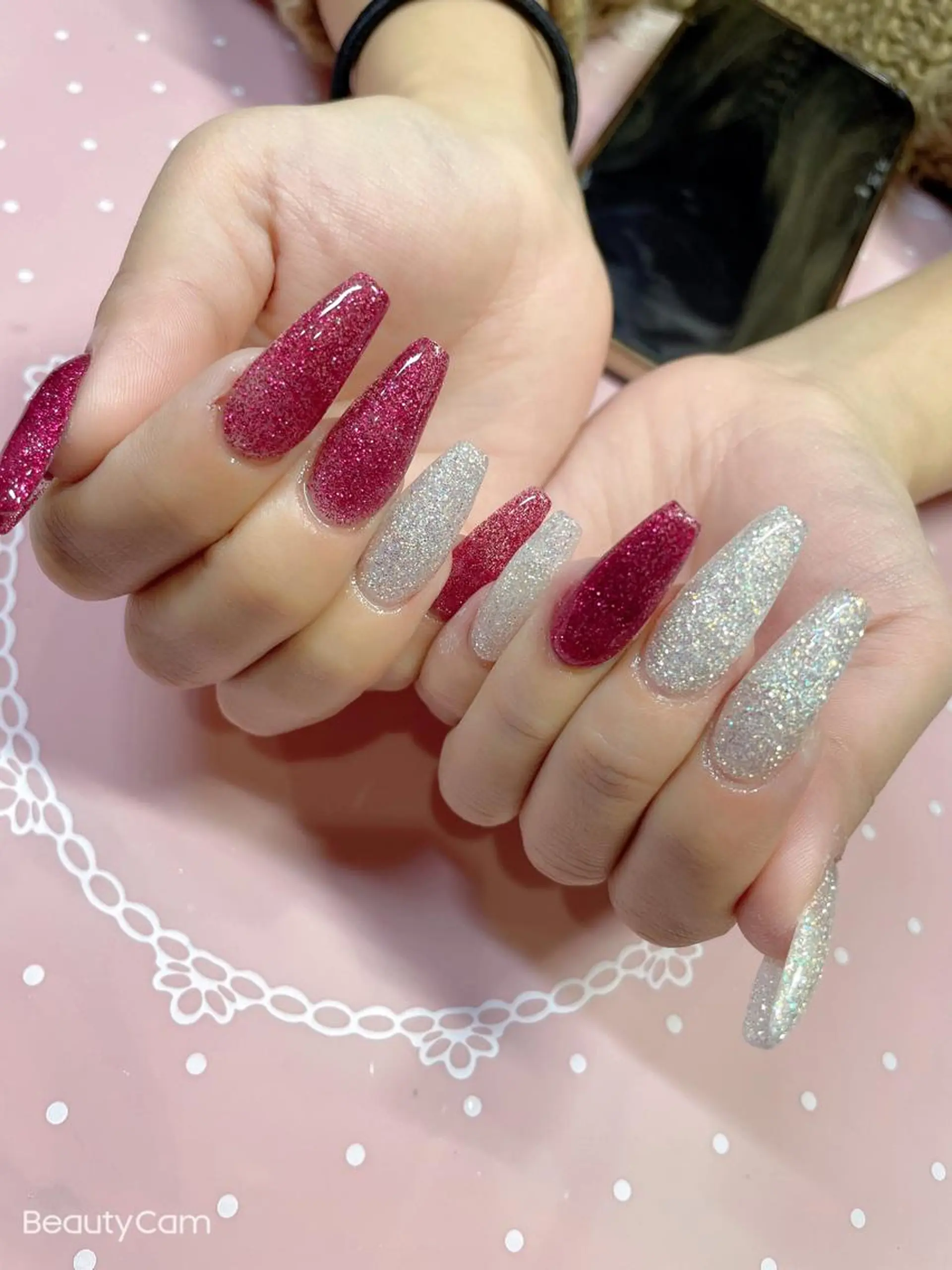 セミロング ネイル ハンドネイル 《LB》ラブリエ Nail&eyeのマツエク・マツパデザイン