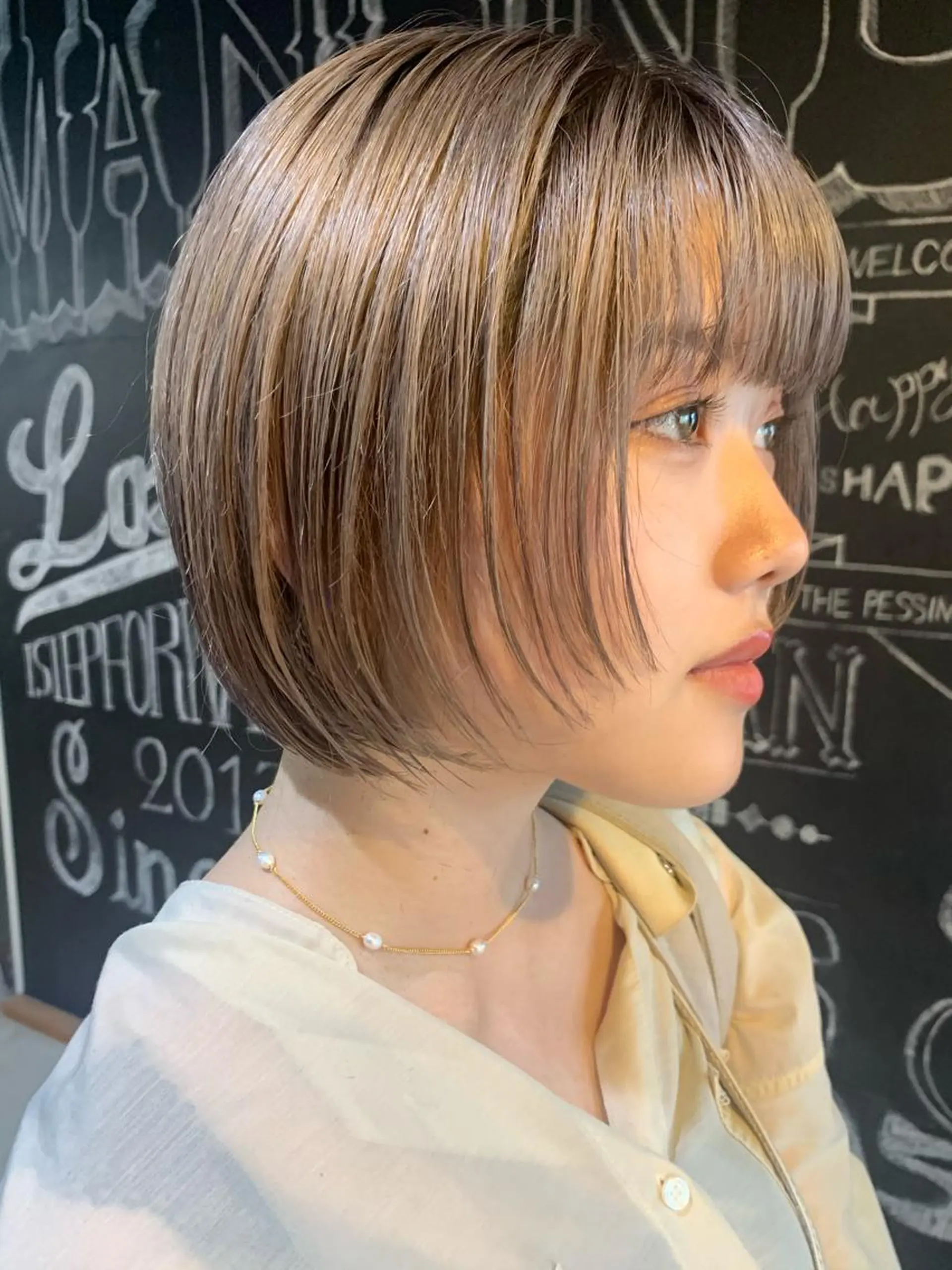 ショート カラー メンズヘア/レイヤー /ボブ山内春輝のヘアスタイル