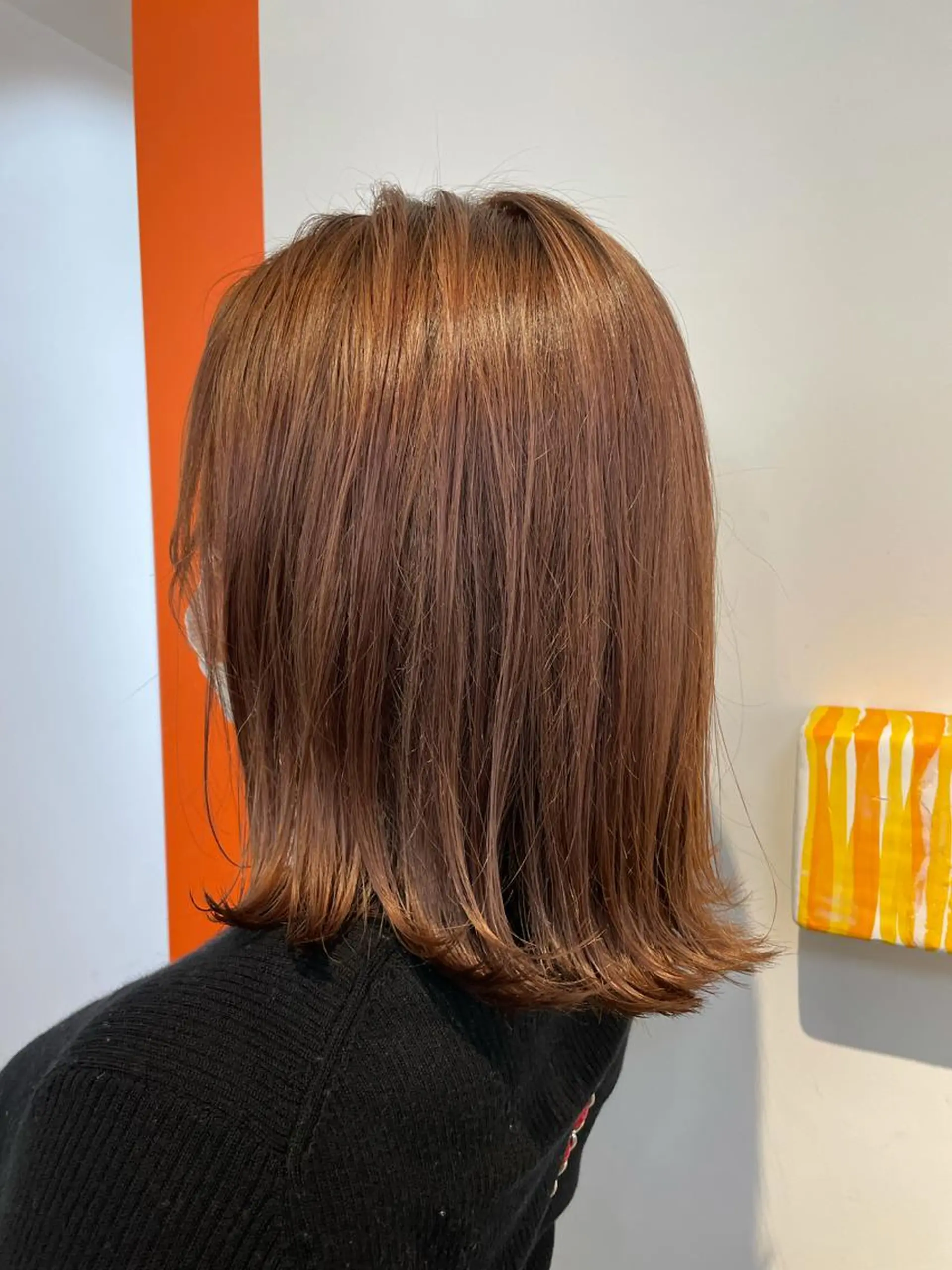 ミディアム カット ヘアカラー トリートメント 齋藤 巧のヘアスタイル