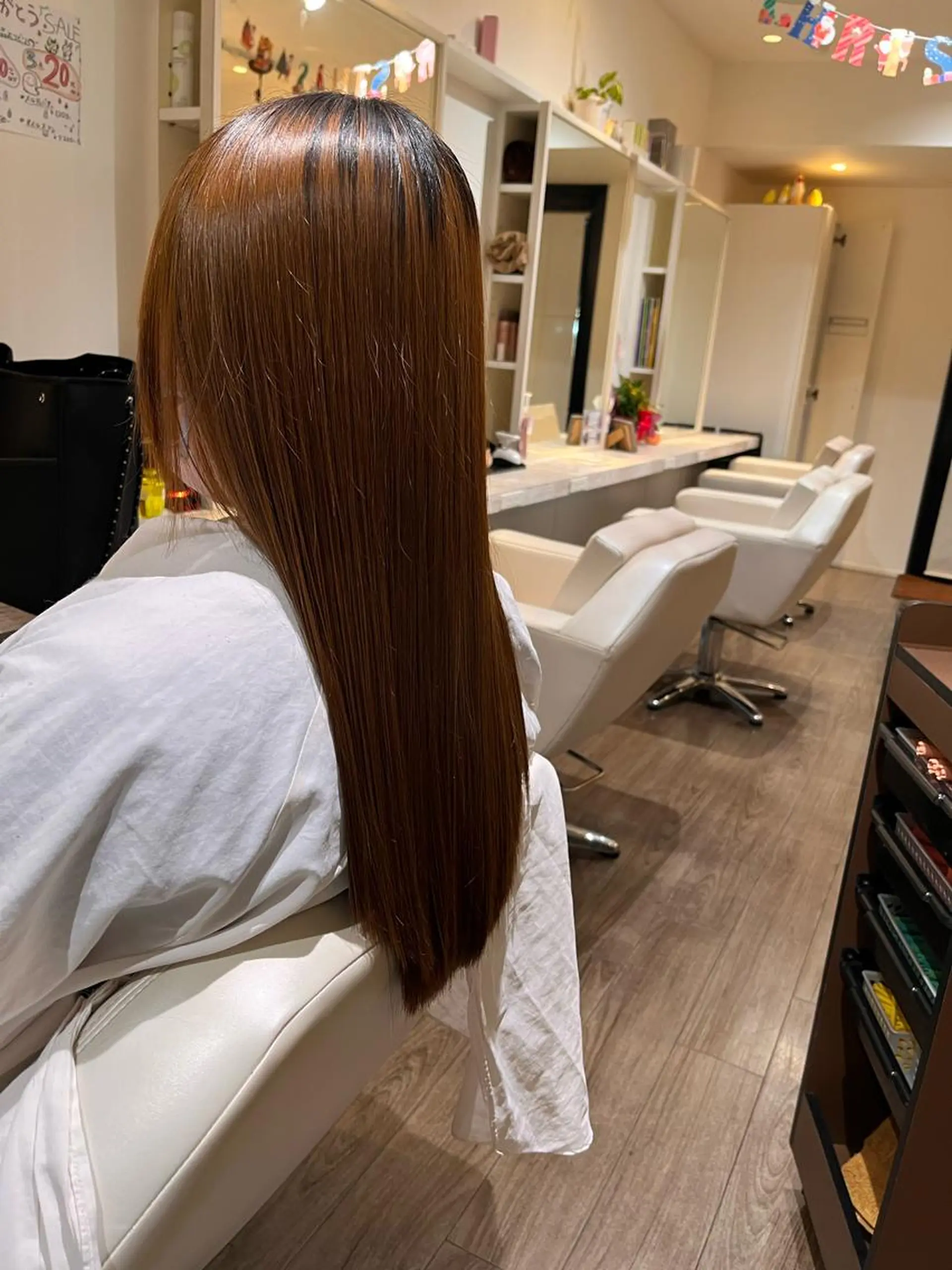 ロング 福本 好子のヘアスタイル