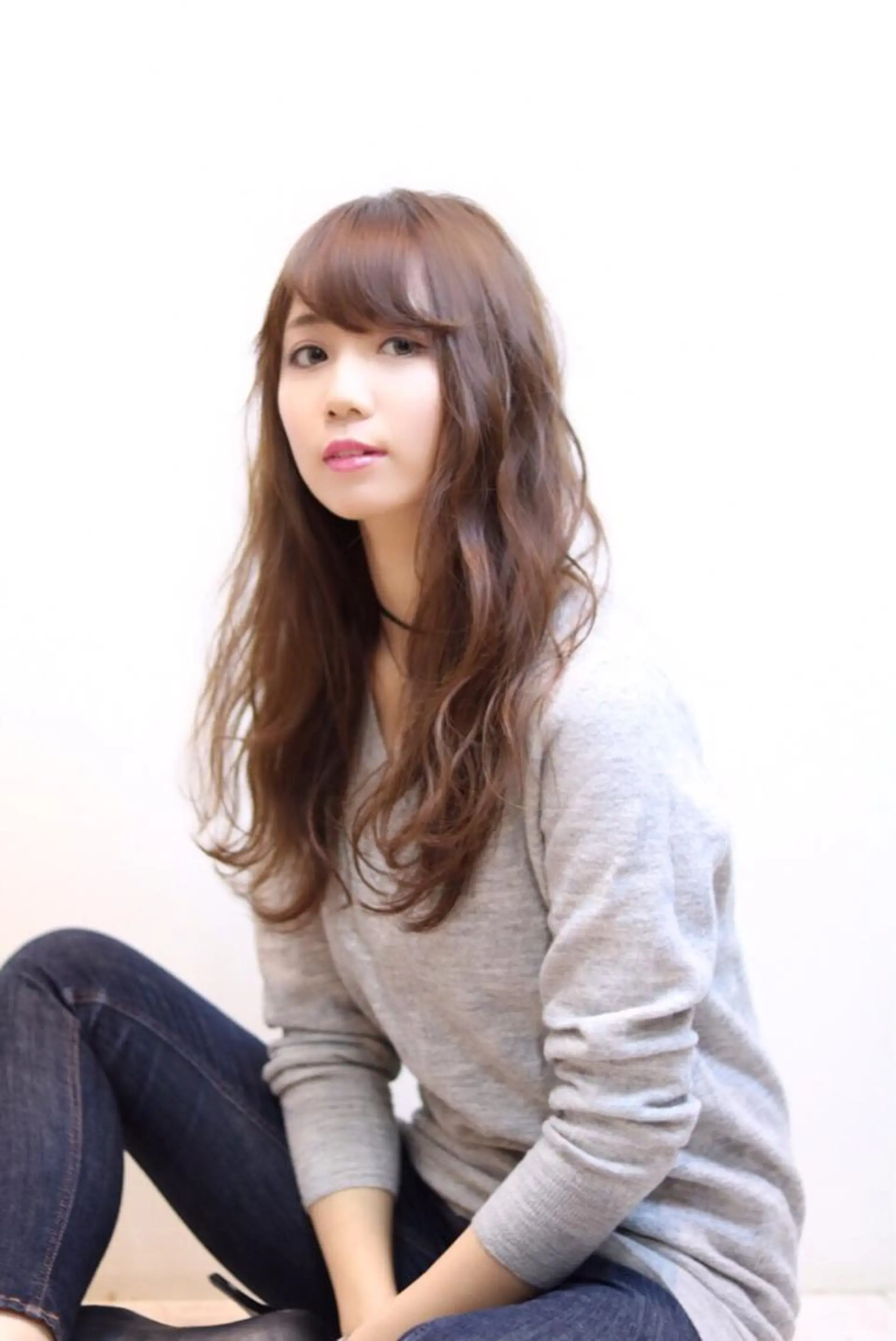 ロング カラー パーマ 及川 翔のヘアスタイル