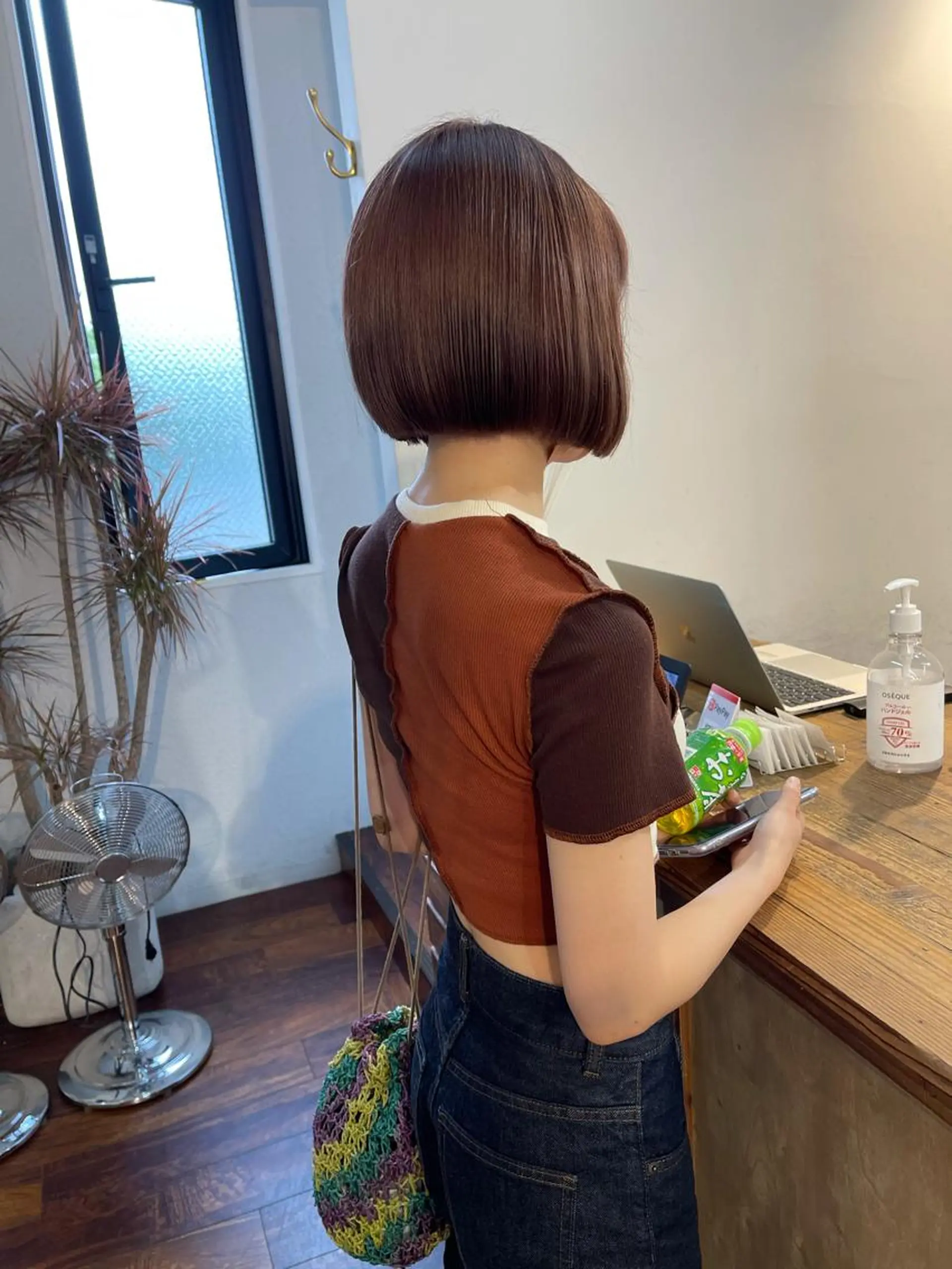 ミディアム カラー a rikaのヘアスタイル