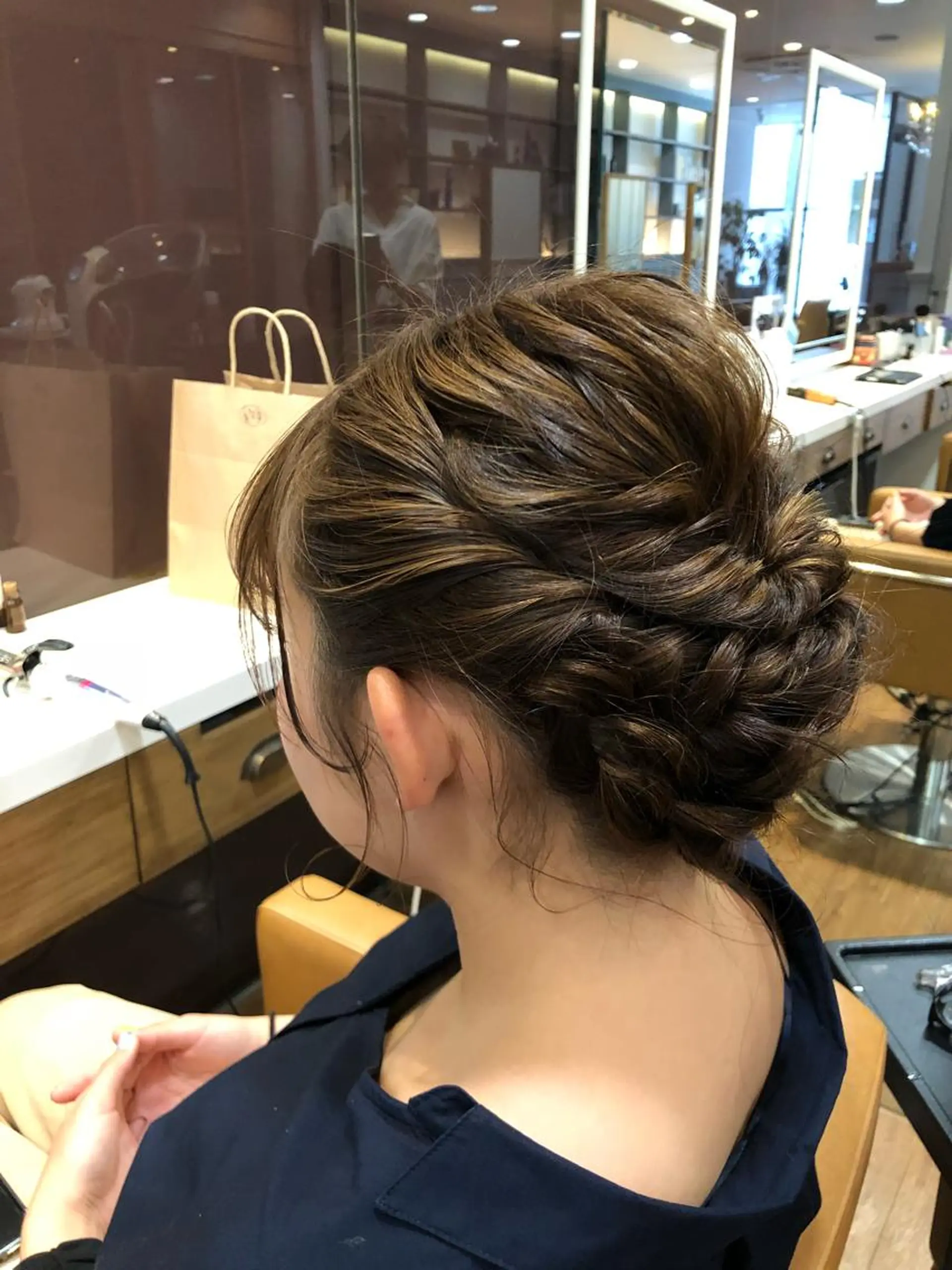 ヘアアレンジ ひろせ かなのヘアスタイル