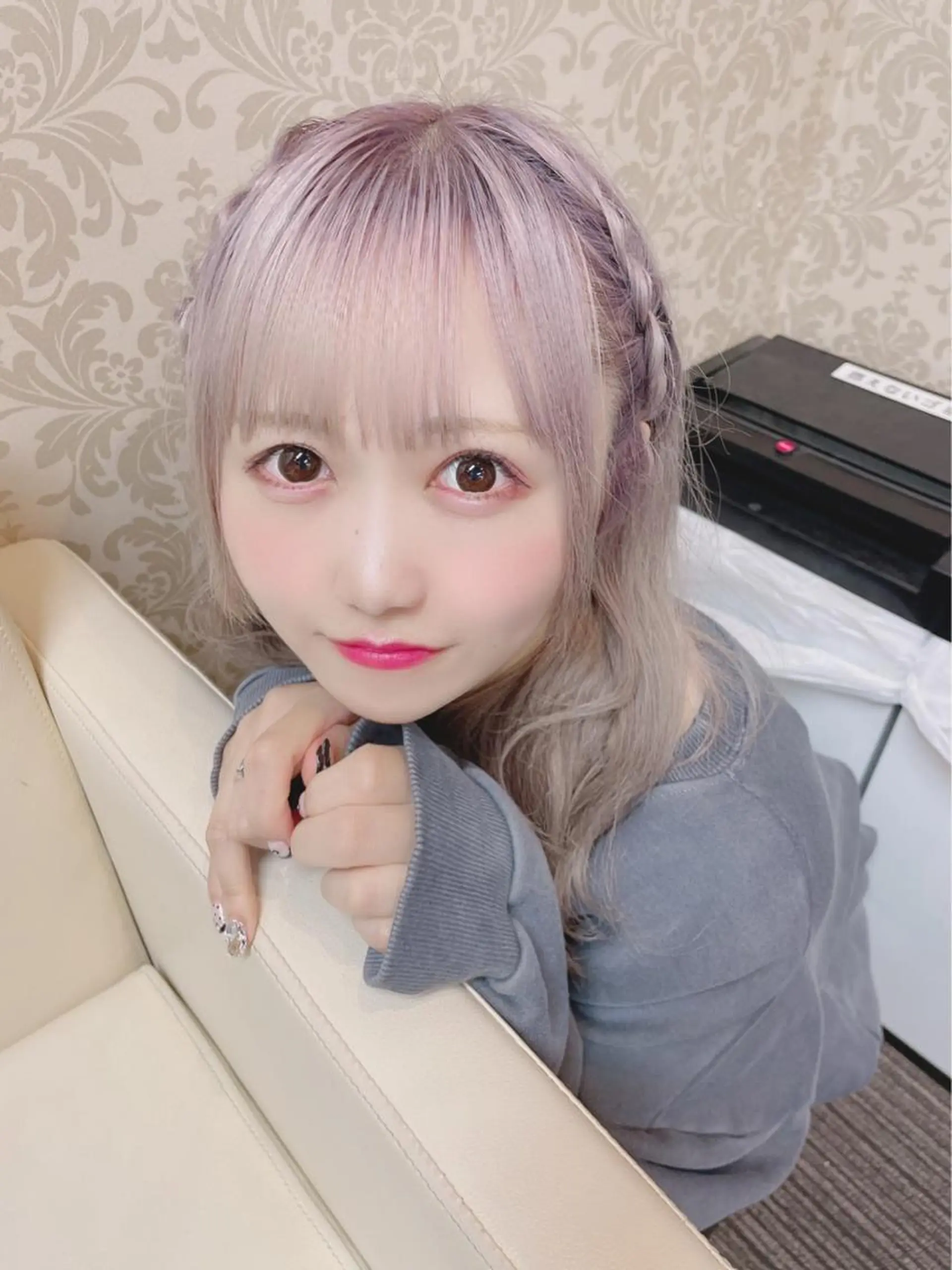 セミロング カラー ヘアカラー トリートメント ヘアセット 柔らかカラー/ レイヤーYUTO🧋のヘアスタイル