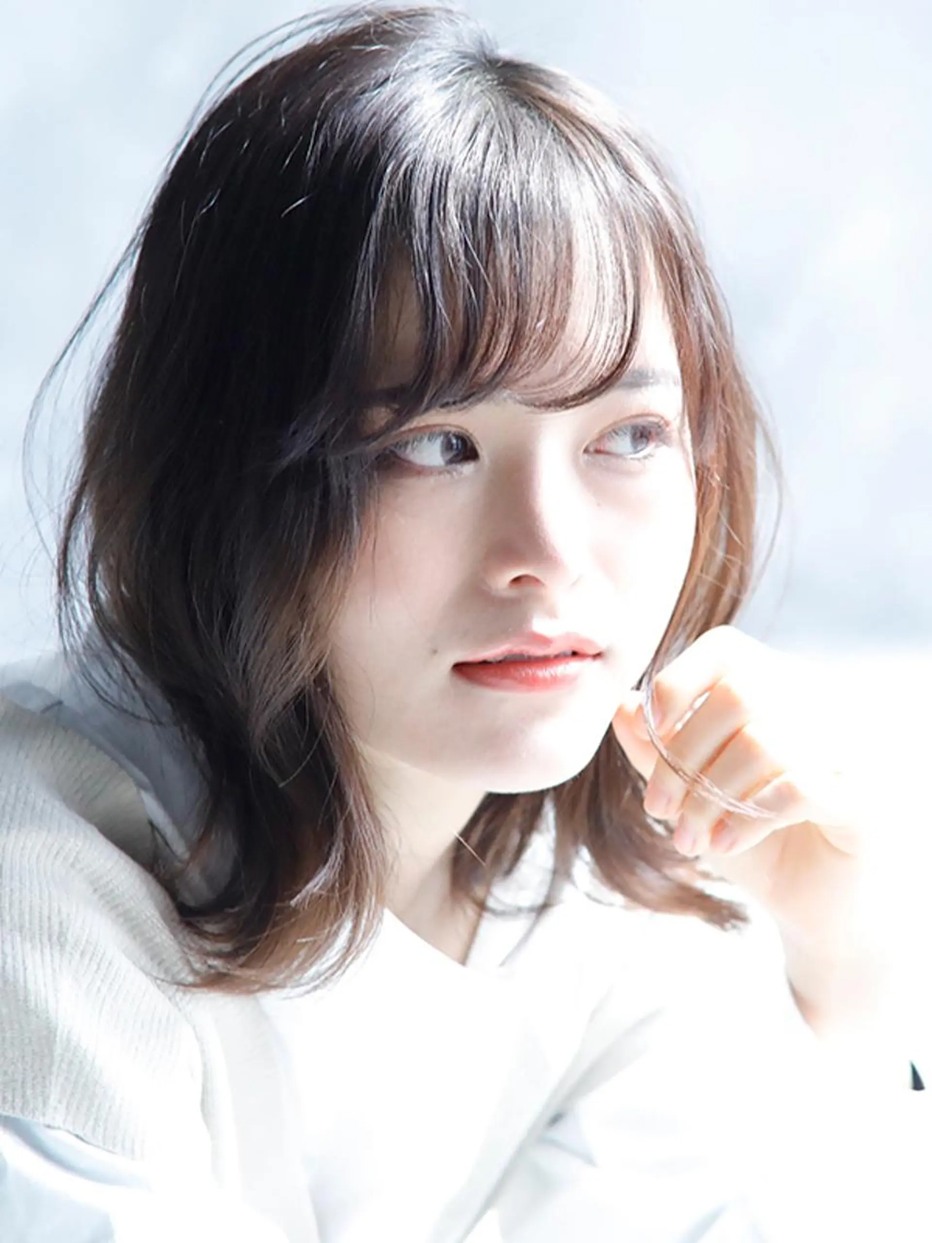 カラー 松本 唯のヘアスタイル